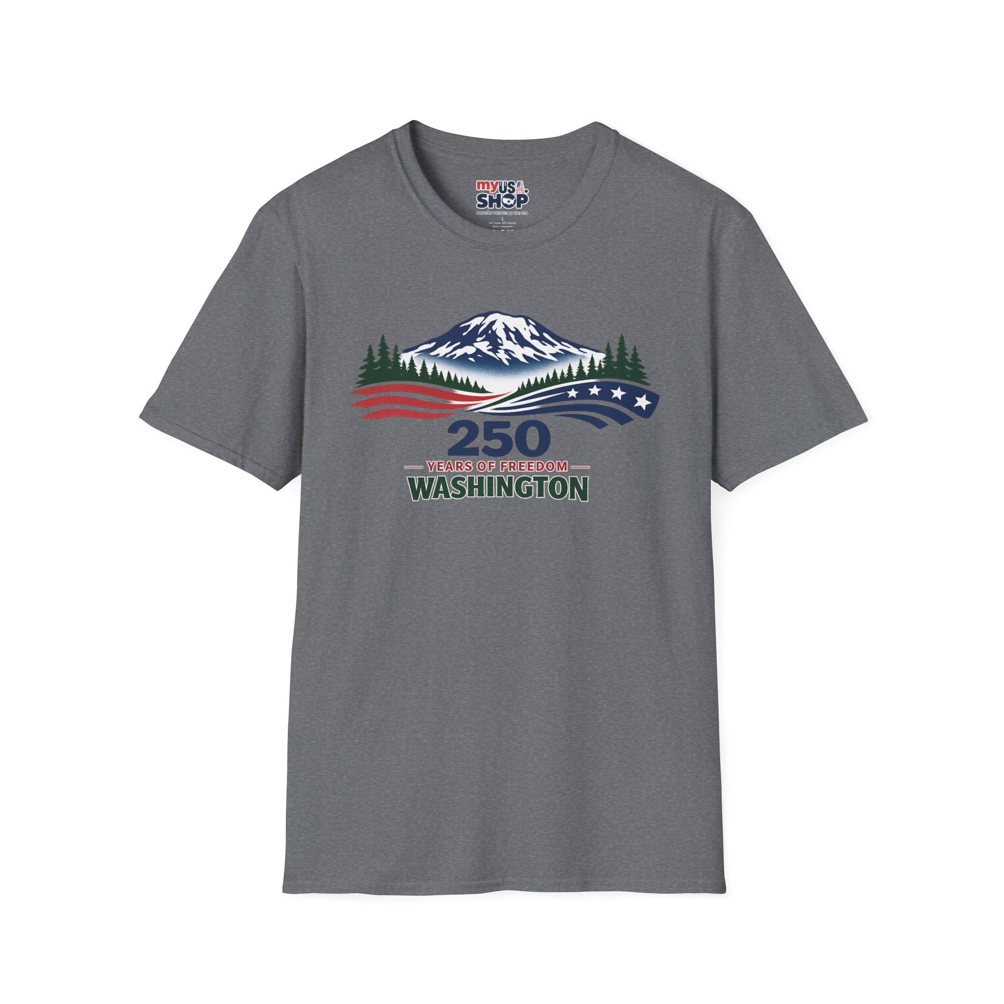America 250 Washington T-Shirt - Unisex Softstyle T-Shirt