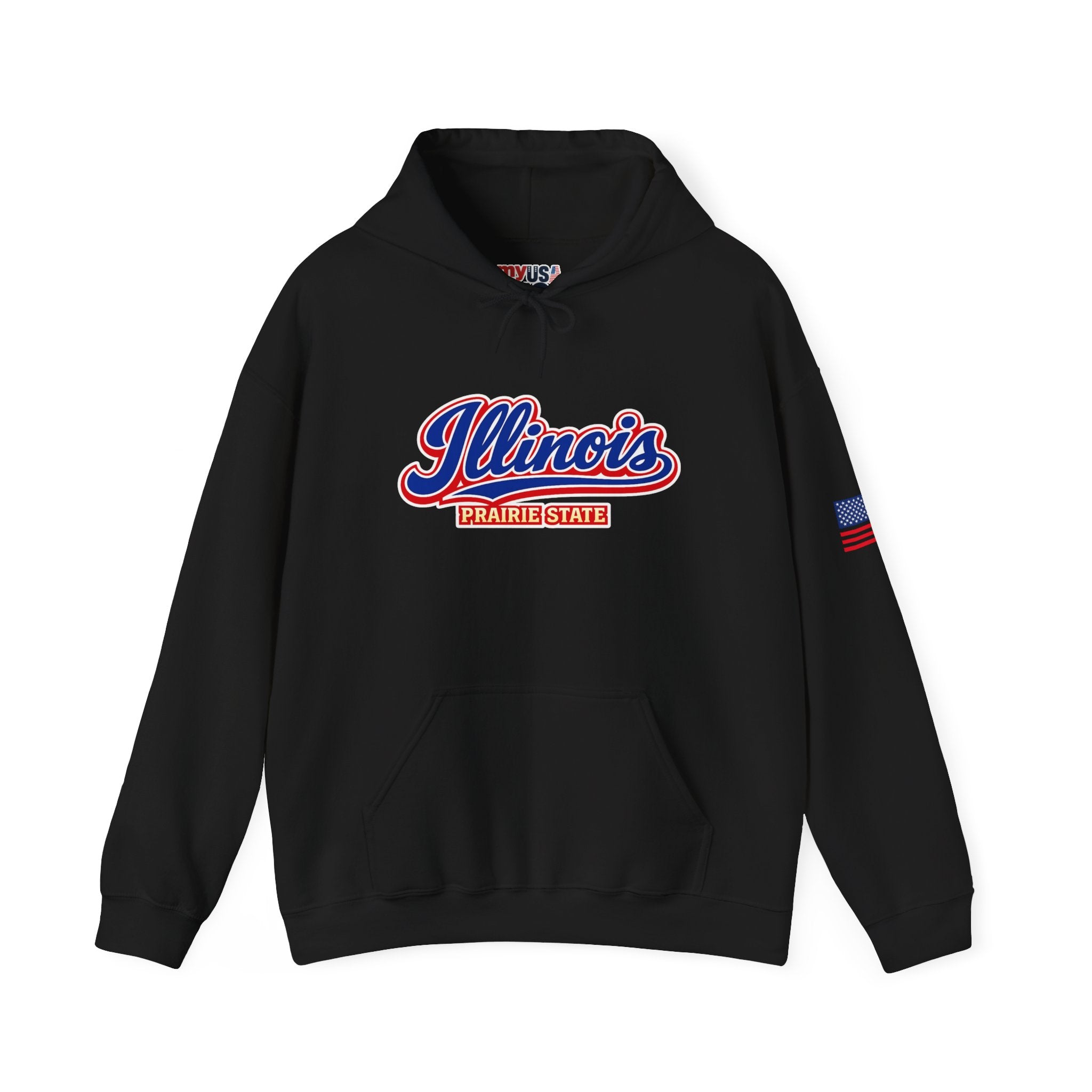 Illinois Prairie State Heavy Blend Hooded Sweatshirt