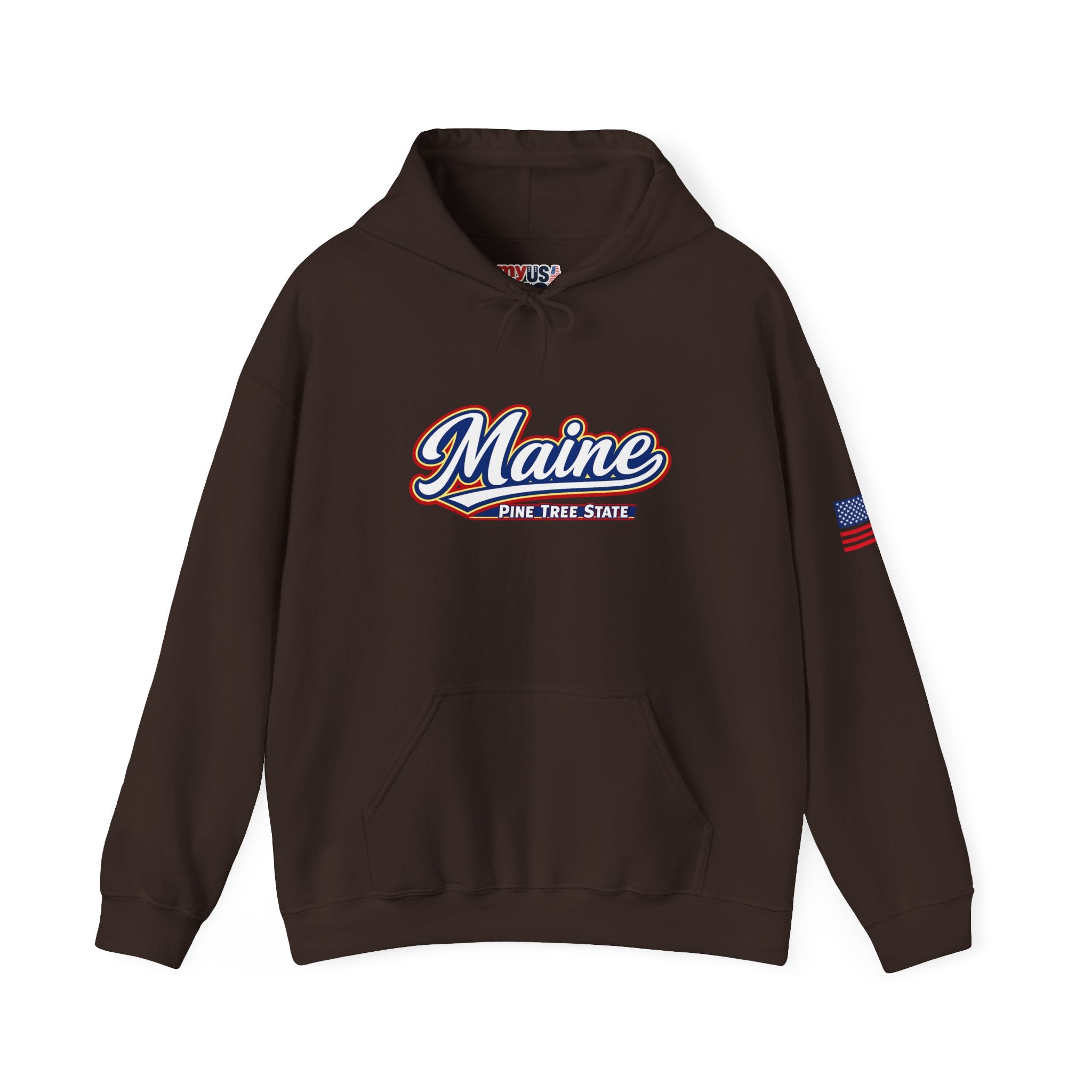 Maine Pine Tree State Heavy Blend Hooded Sweatshirt
