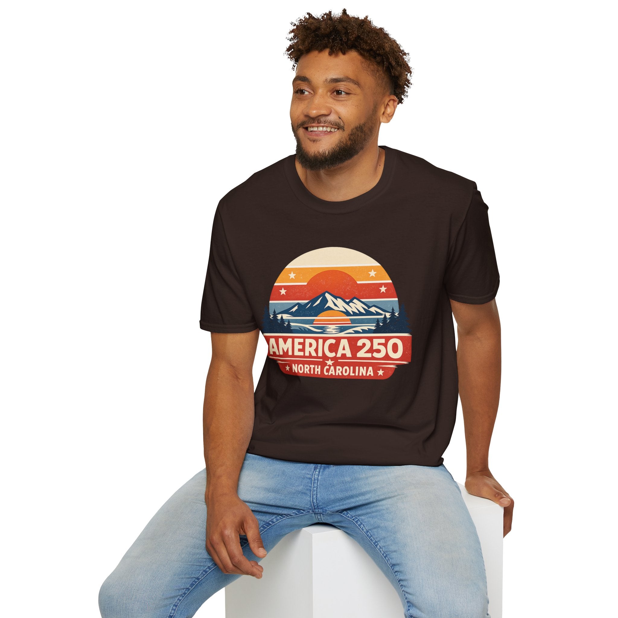America 250 North Carolina - Mountain Sunset T-Shirt