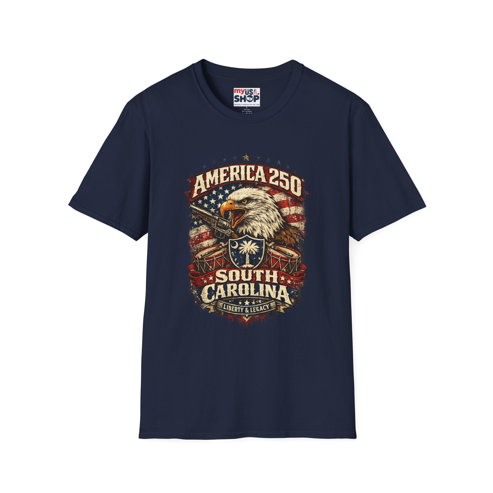 America 250 South Carolina T-Shirt Liberty and Legacy Celebration Tee