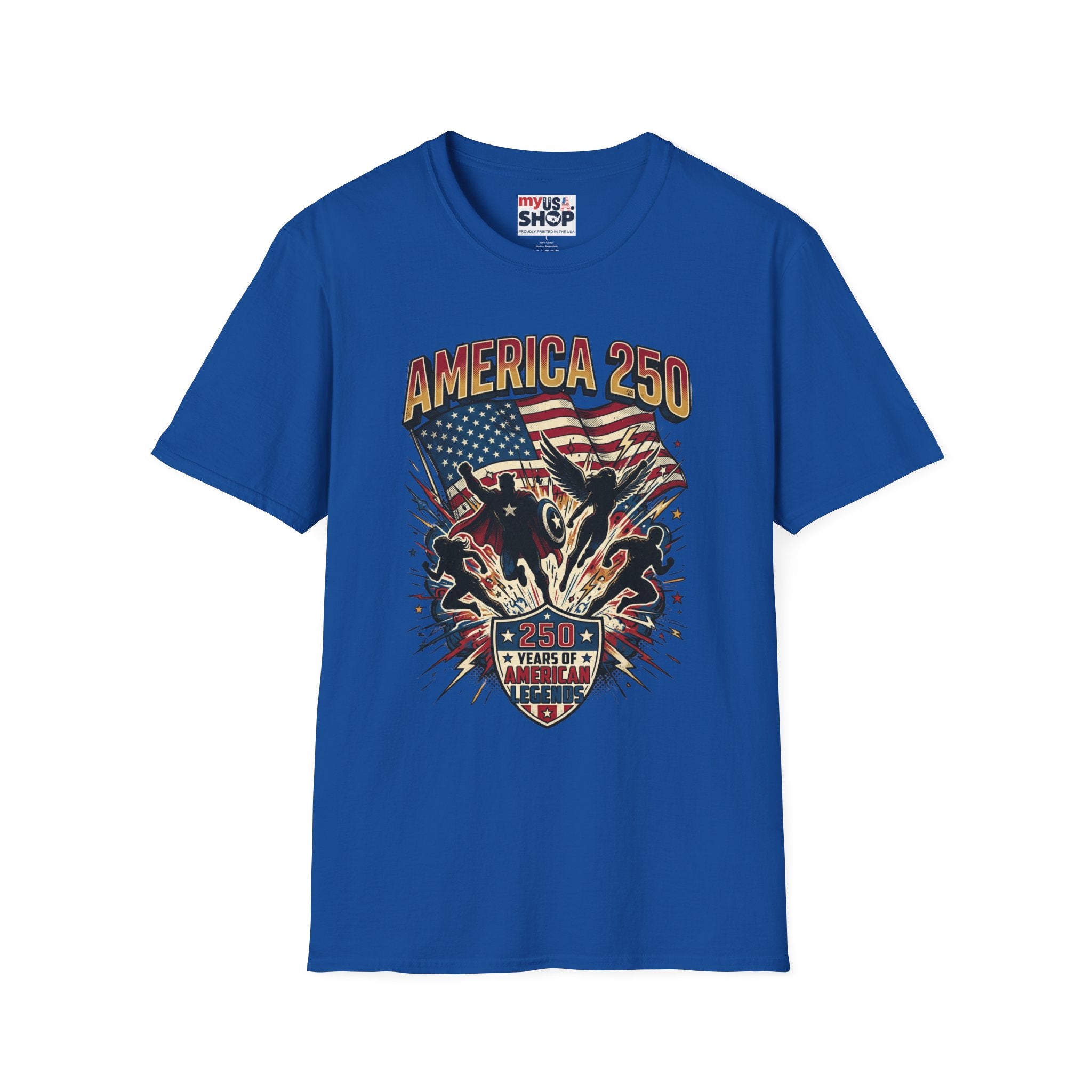 America 250 Unisex Softstyle T-Shirt - Celebrate 250 Years of American Freedom Pop Culture