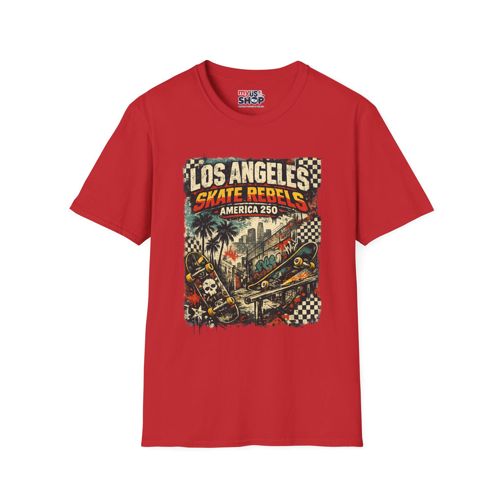 America 250 Los Angeles California La Skate Rebels Tee