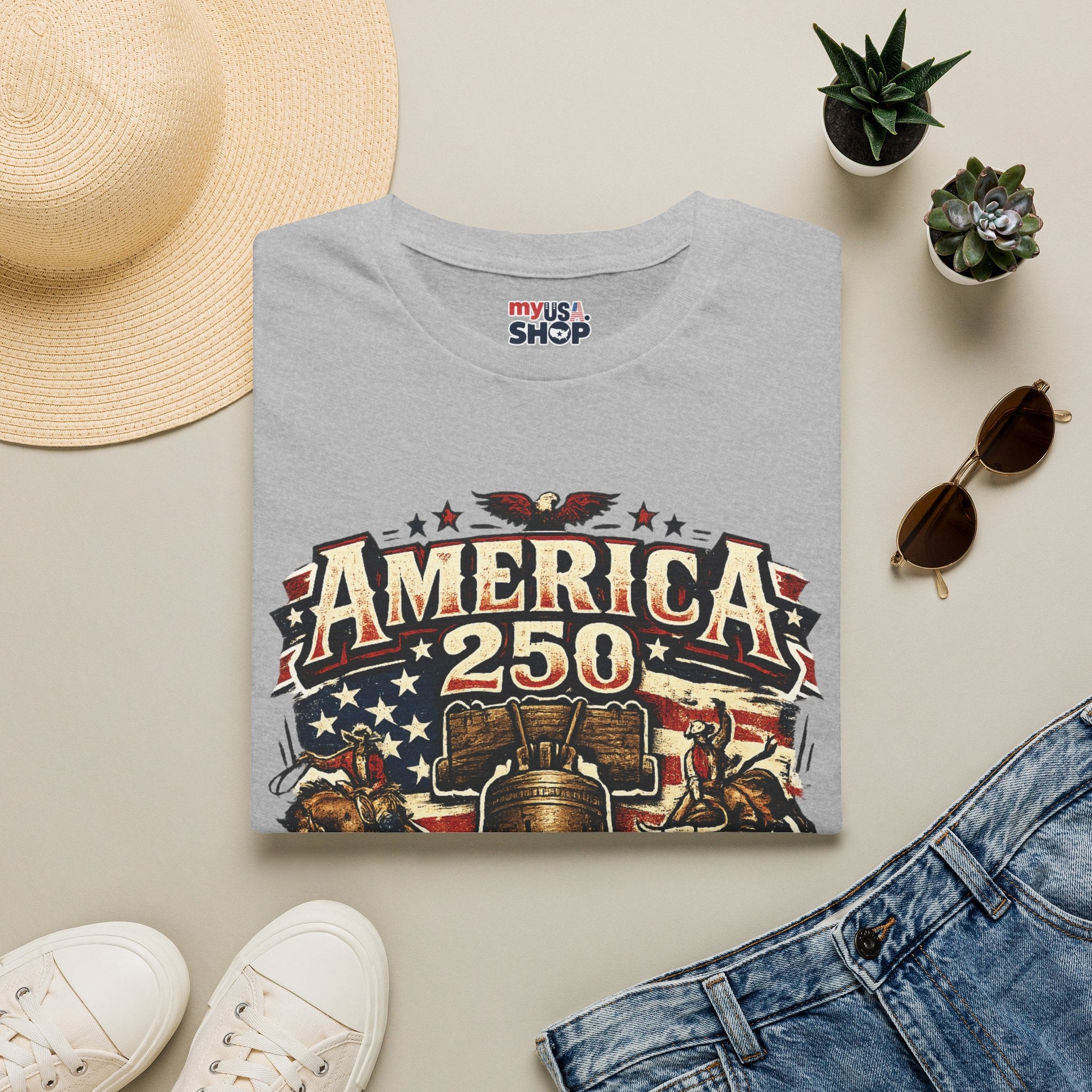 America 250 Pennsylvania TShirt — Western Rodeo Liberty Bell Graphic Tee