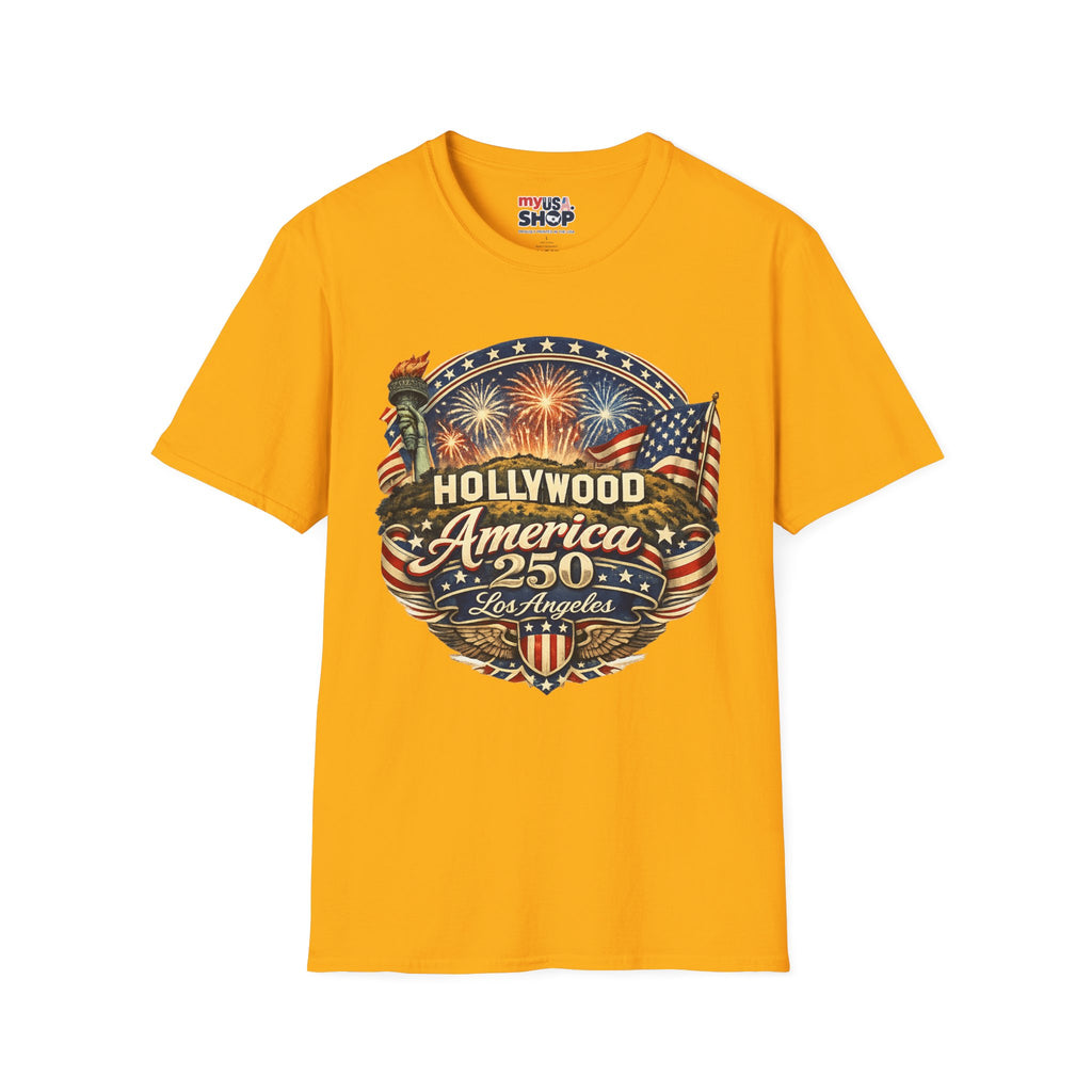 Los Angeles Hollywood Meets America 250 California Tee