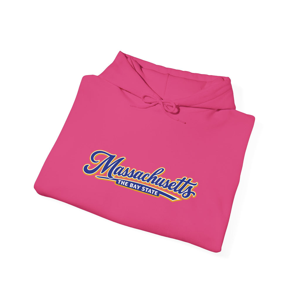 Massachusetts The Bay State Heavy Blend Hooded Sweatshirt