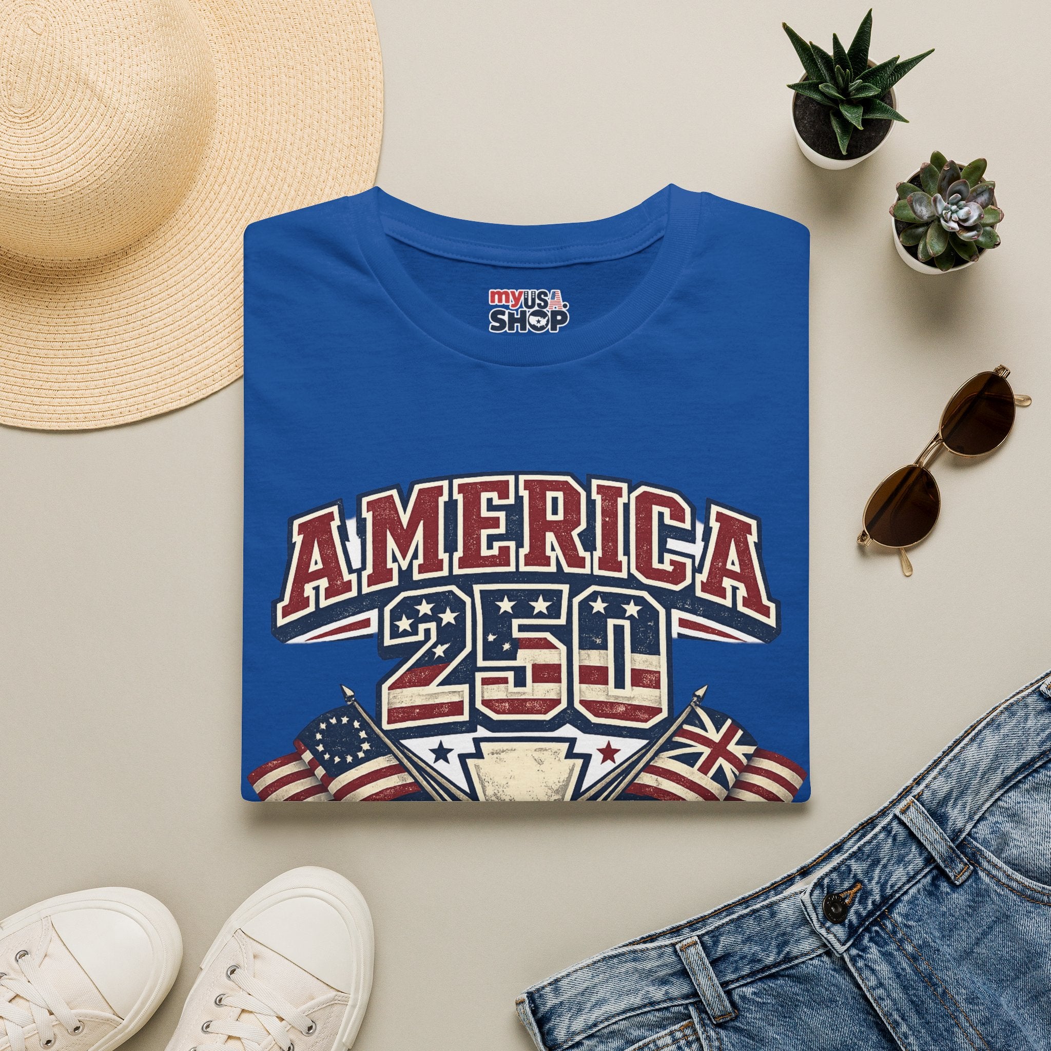 Pennsylvania America 250 Shirt — Retro Patriotic Varsity Graphic Tee