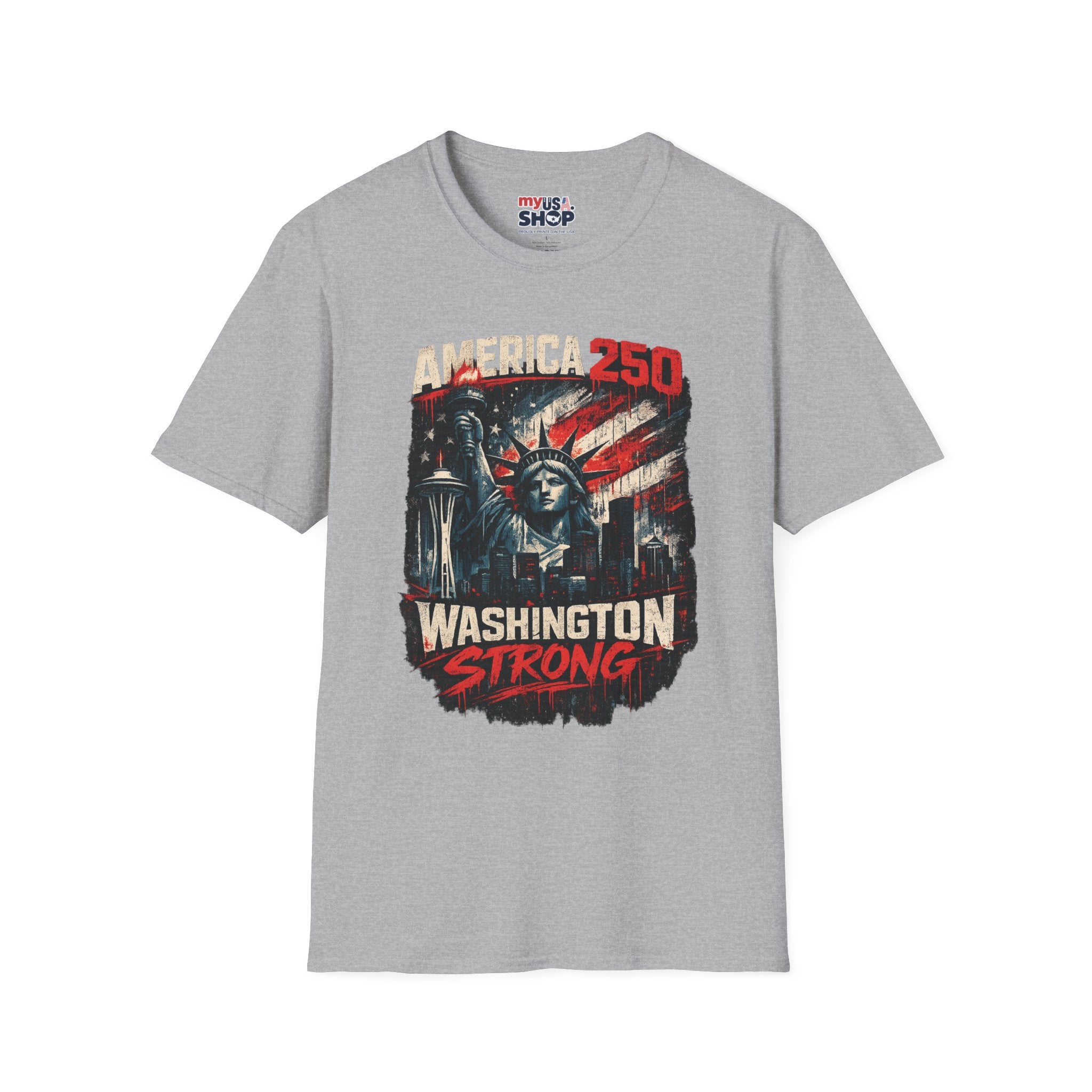 America 250 Statue of Liberty T-Shirt — Washington Strong Patriotic Tee