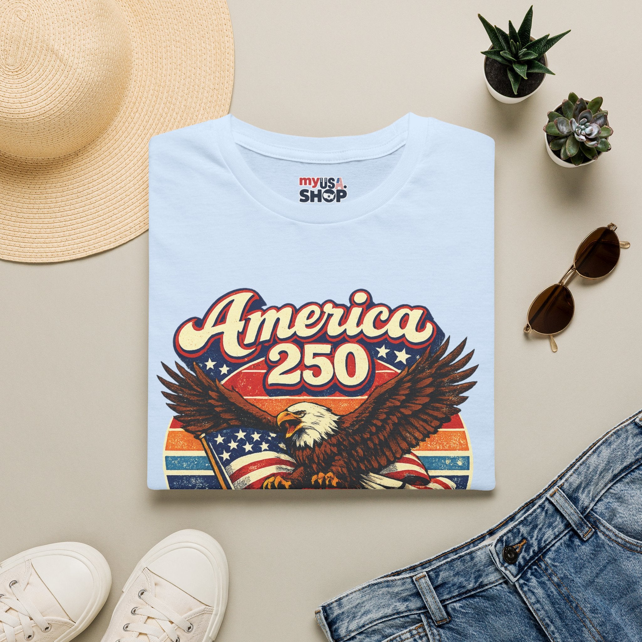 America 250 - Eagle Virginia Design Tee
