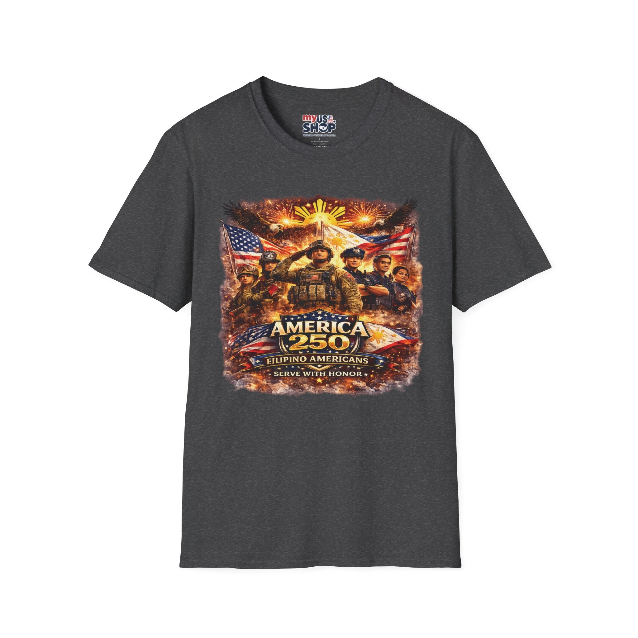 America 250 Patriotic Filipino Military Tribute