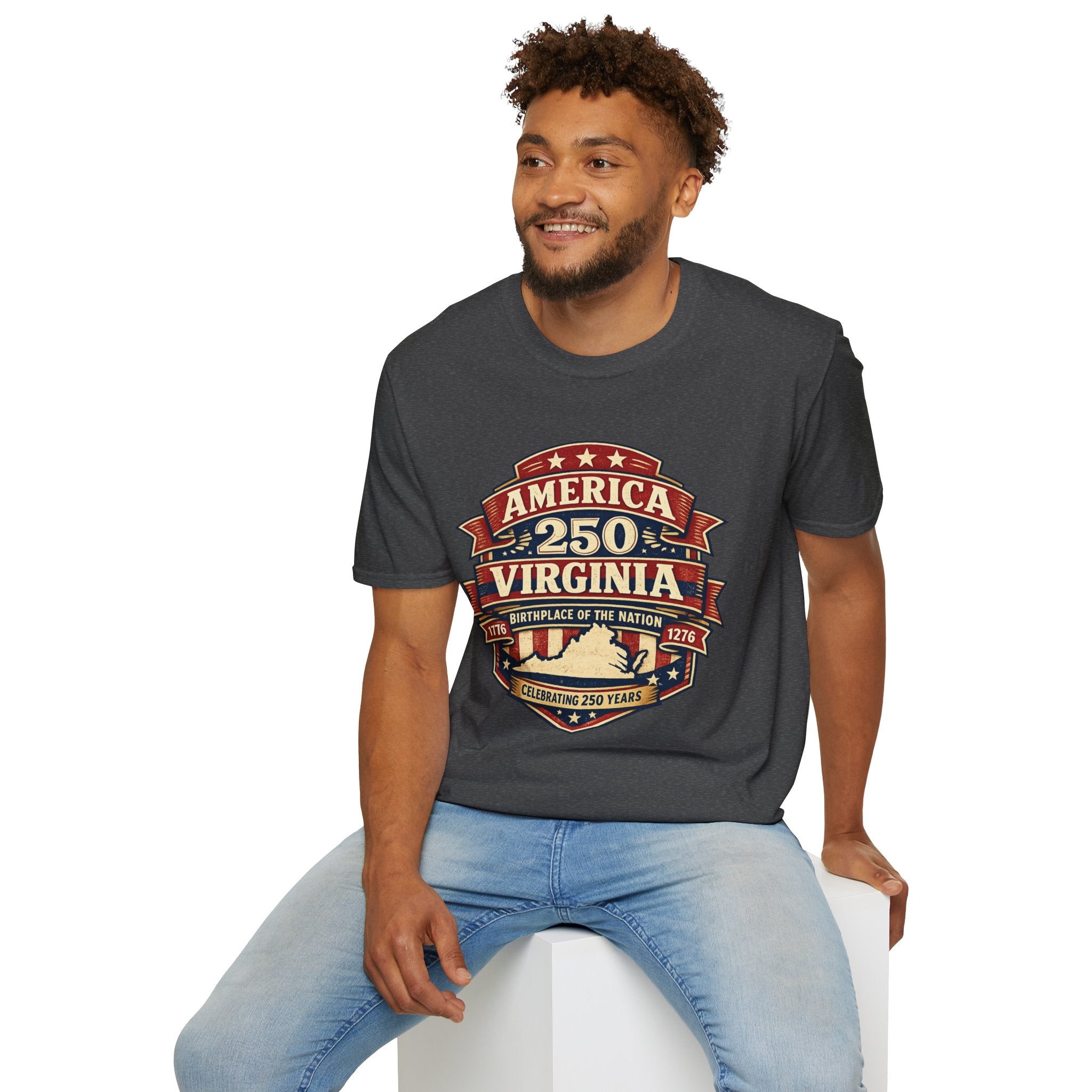 American 250 Virgnia Tee Birthplace of the Nation Design