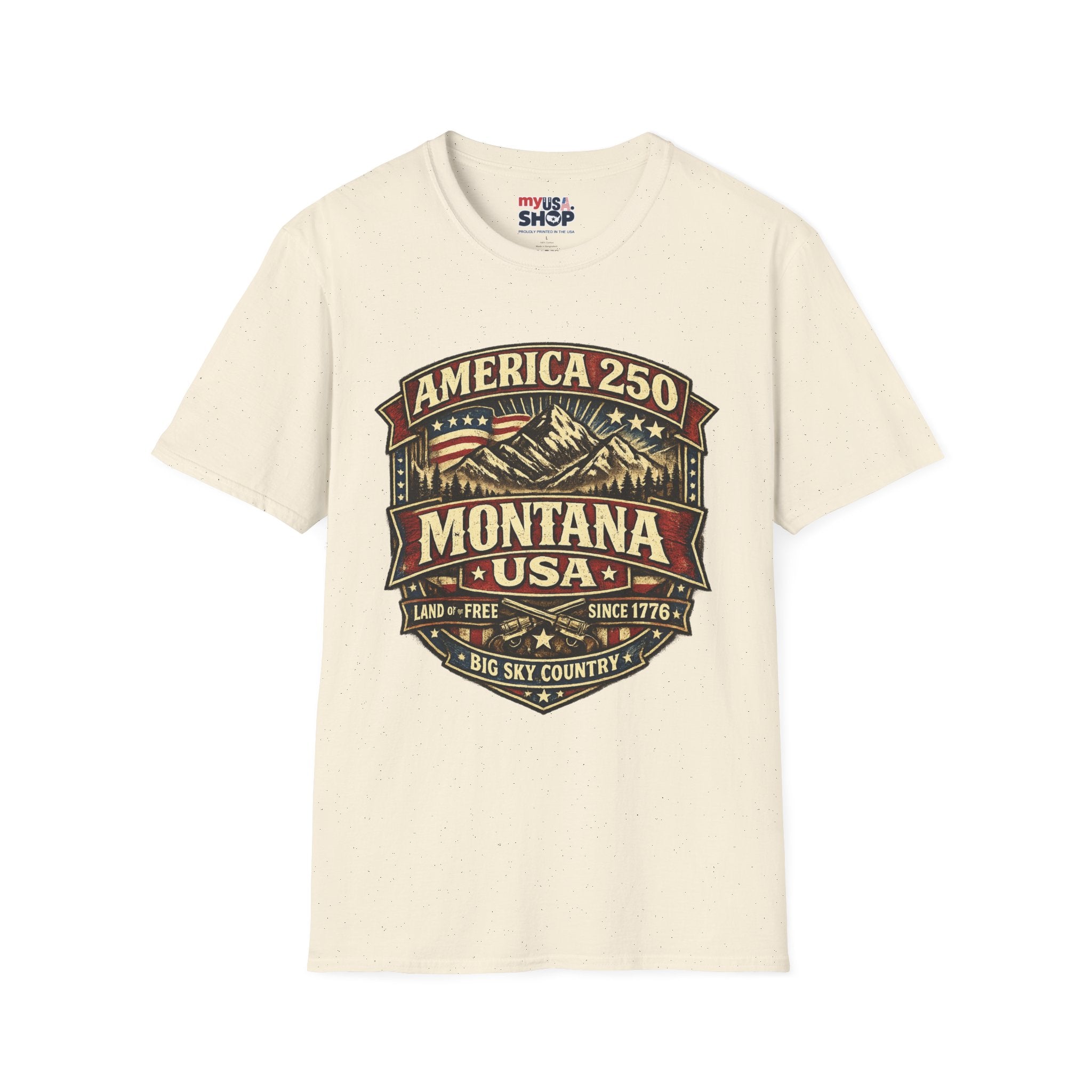 America 250 Montana Vintage Mountain