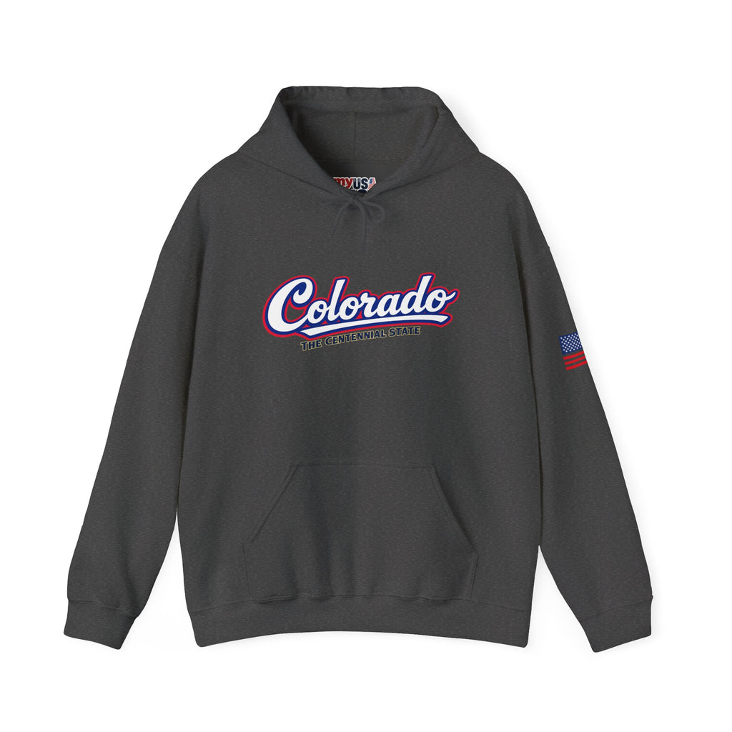Colorado The Centennial State Heavy Blend Hooded Sweatshirt