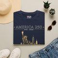 America 250 — USA Commemorative Tee (New York Statue of Liberty Design)