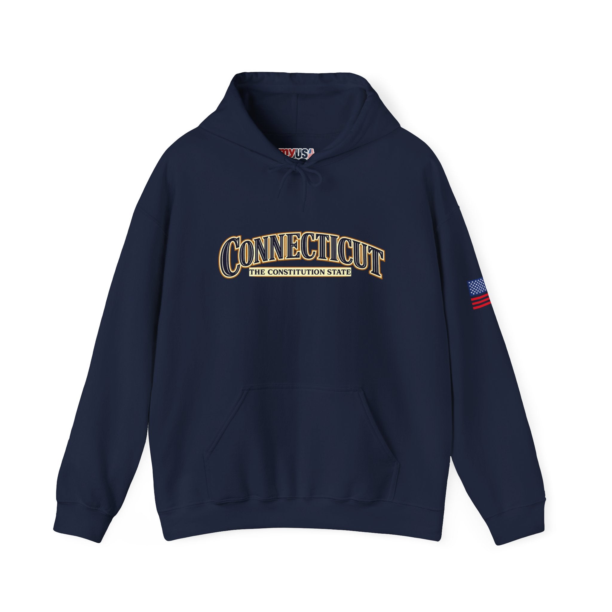 Connecticut The Constitution State Heavy Blend Hooded Sweatshirt