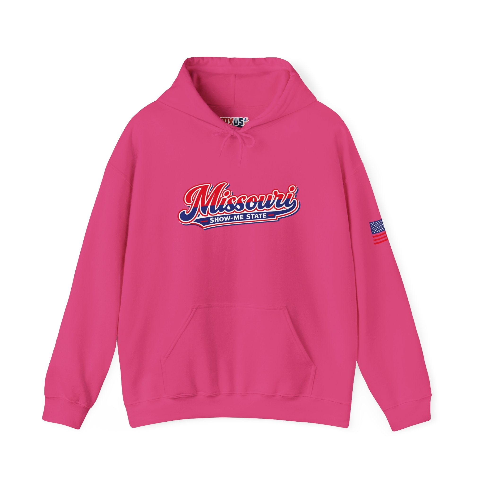 Missouri Show-Me State Heavy Blend Hooded Sweatshirt