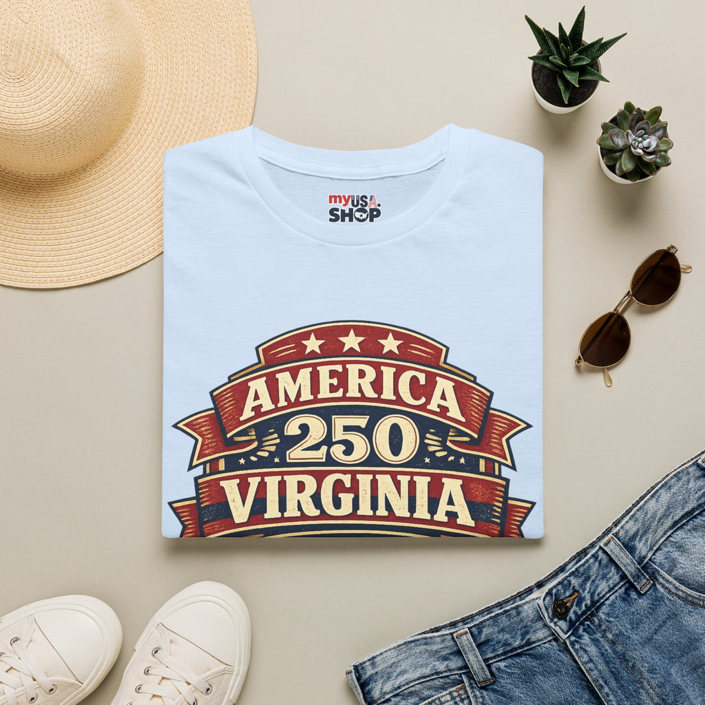 American 250 Virgnia Tee Birthplace of the Nation Design