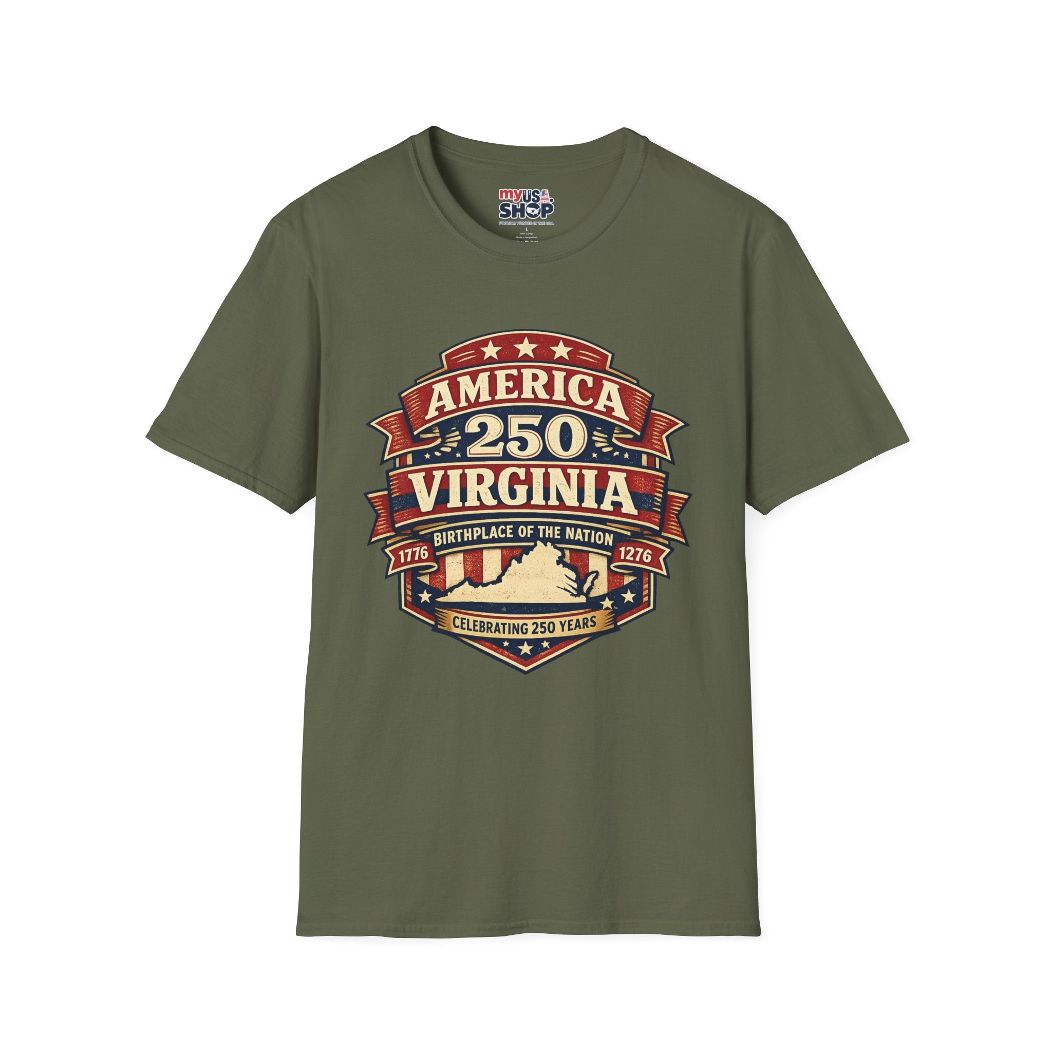 American 250 Virgnia Tee Birthplace of the Nation Design