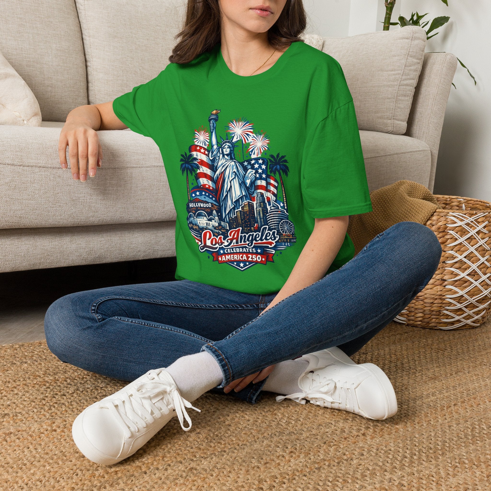 America 250 Statue of Liberty in Los Angeles California Tee