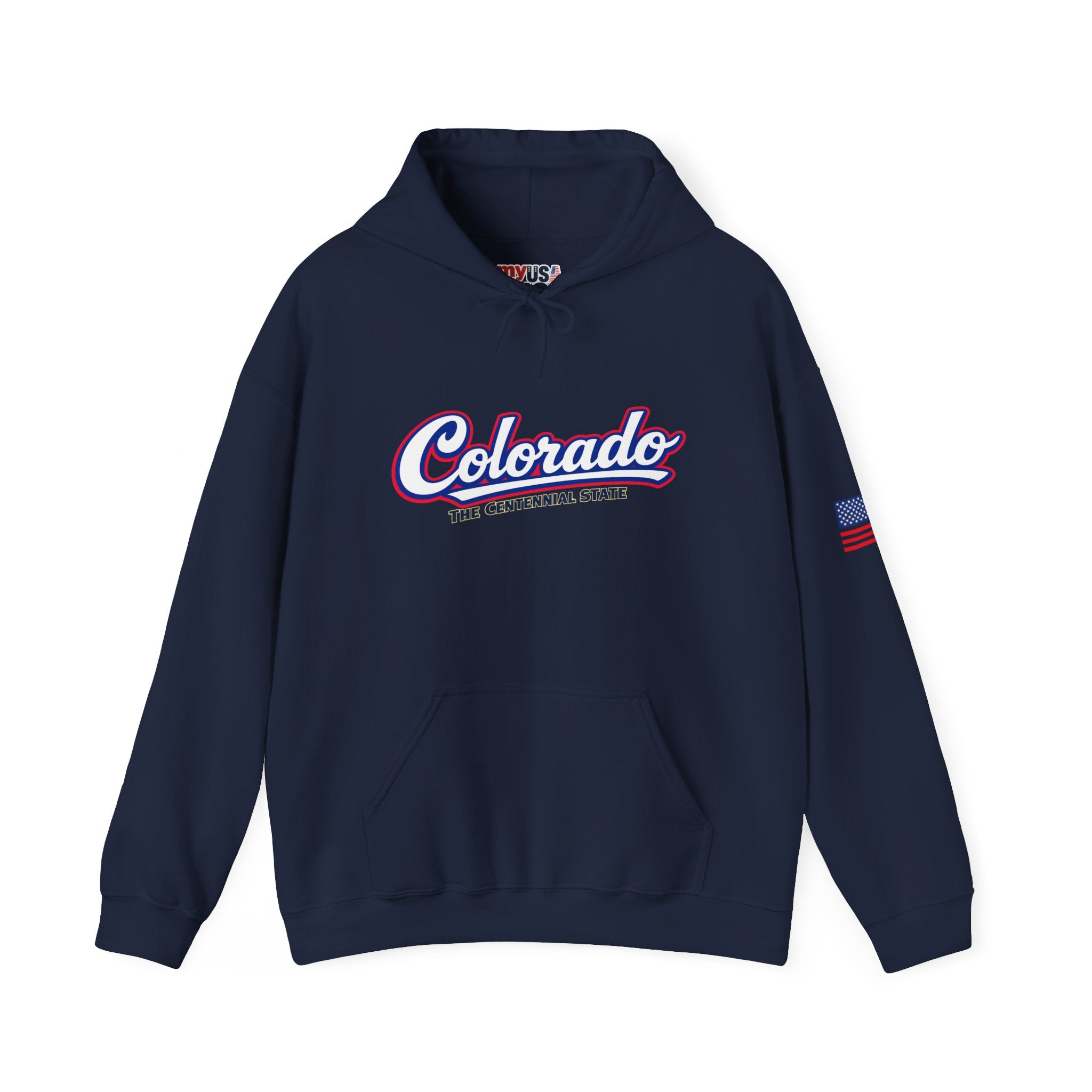 Colorado The Centennial State Heavy Blend Hooded Sweatshirt