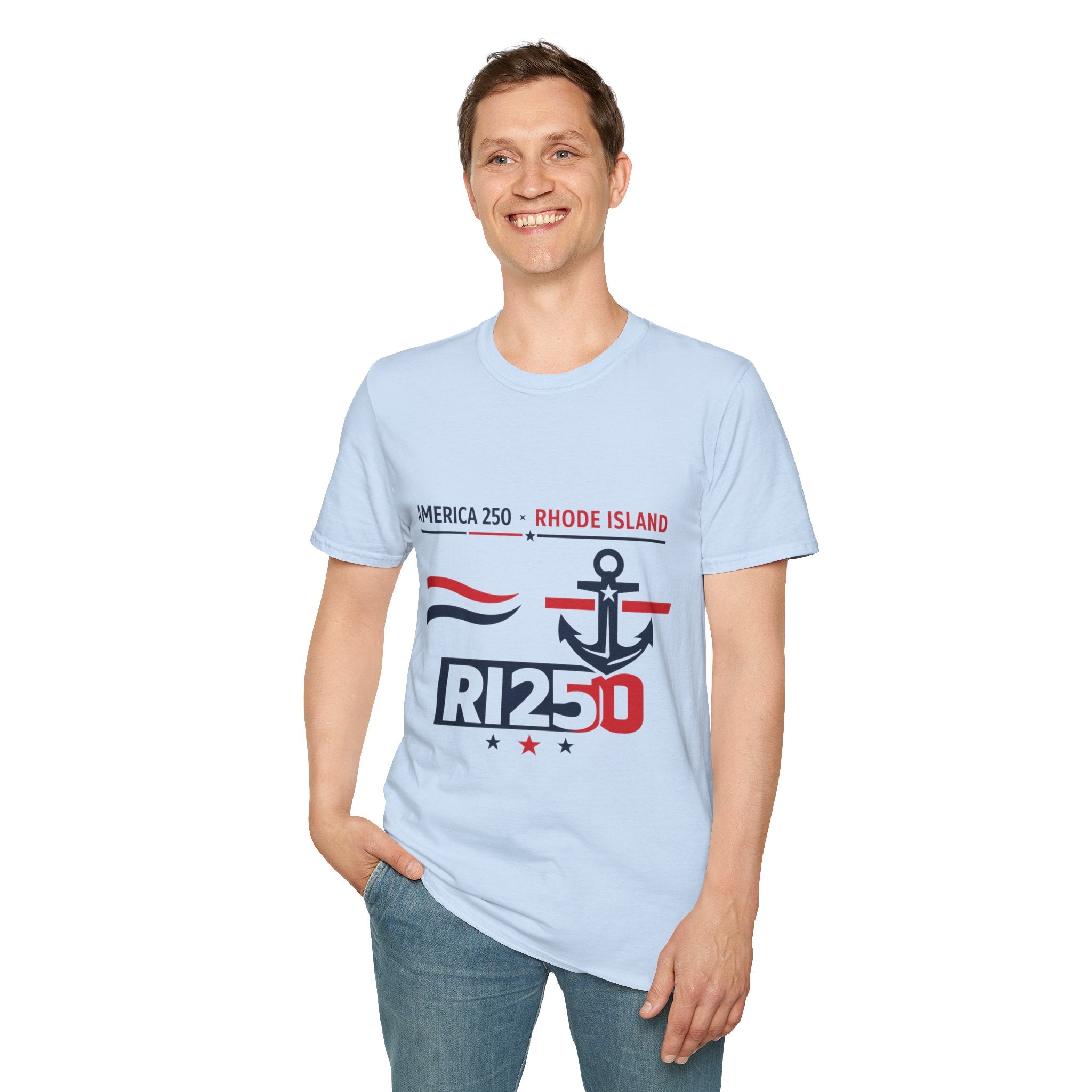 RI250 Rhode Island America 250 Shirt — Modern Nautical Graphic Tee