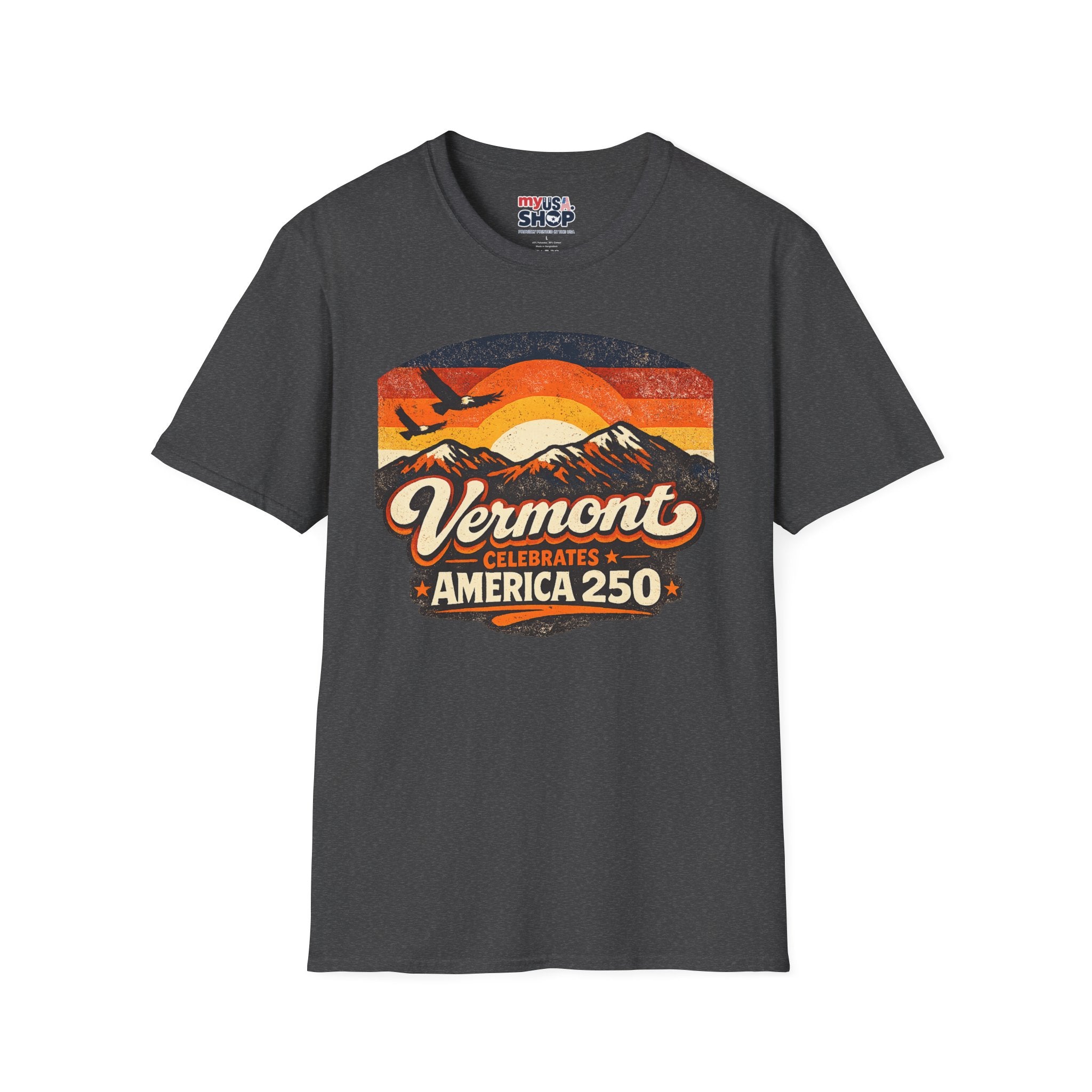 America 250 Vermont Sunset T-Shirt – Vintage Mountains