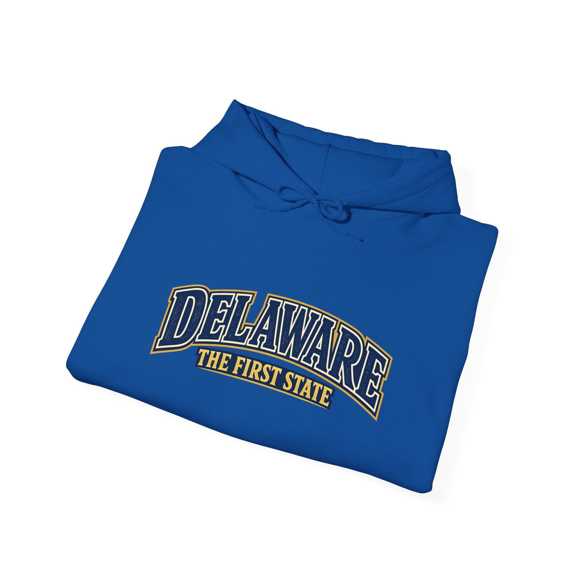 Delaware The First State Heavy Blend Hooded Sweatshirt