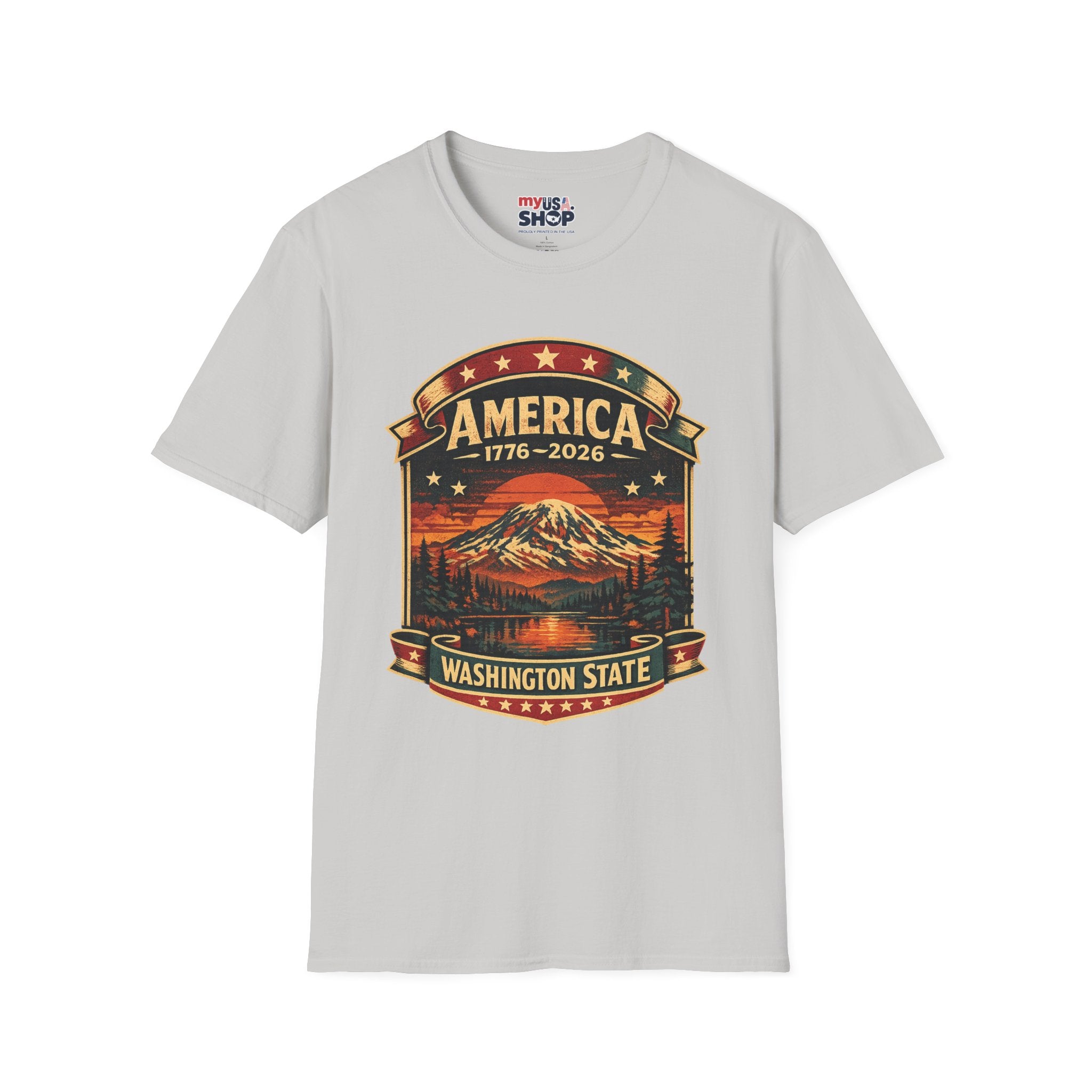 America 250 - Washington State Vintage T-Shirt