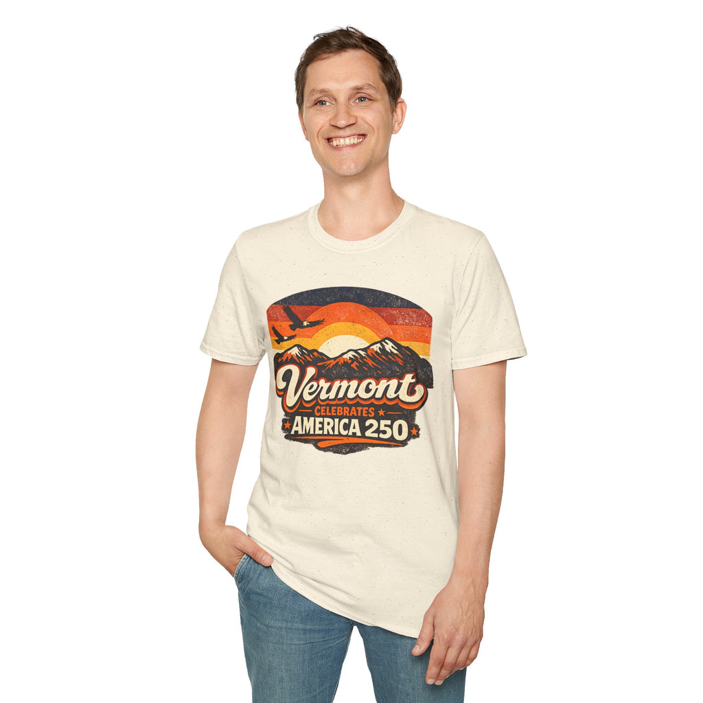 America 250 Vermont Sunset T-Shirt – Vintage Mountains