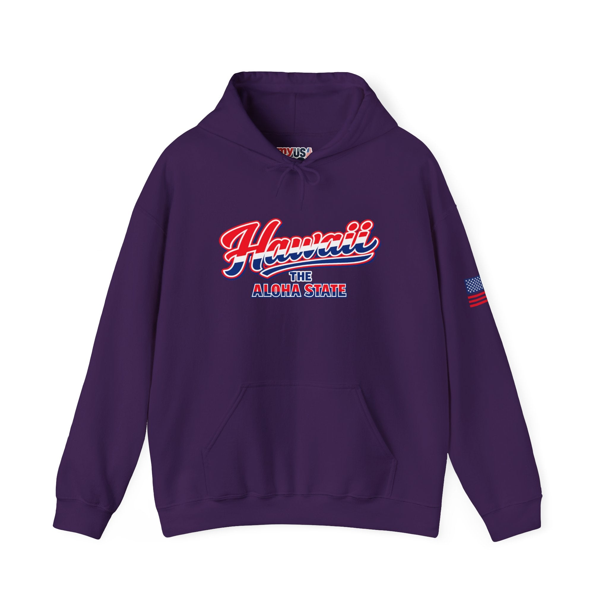 Hawaii The Aloha State Heavy Blend Hooded Sweatshirt