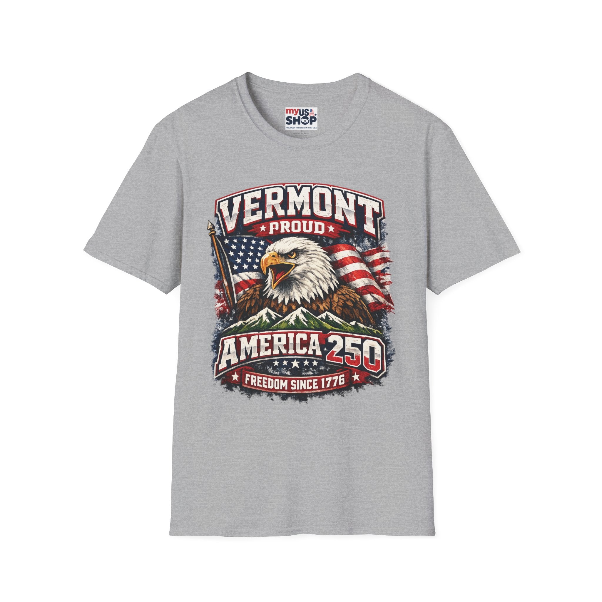 America 250 – Vermont Proud Freedom Since 1776 Vintage Tee Design
