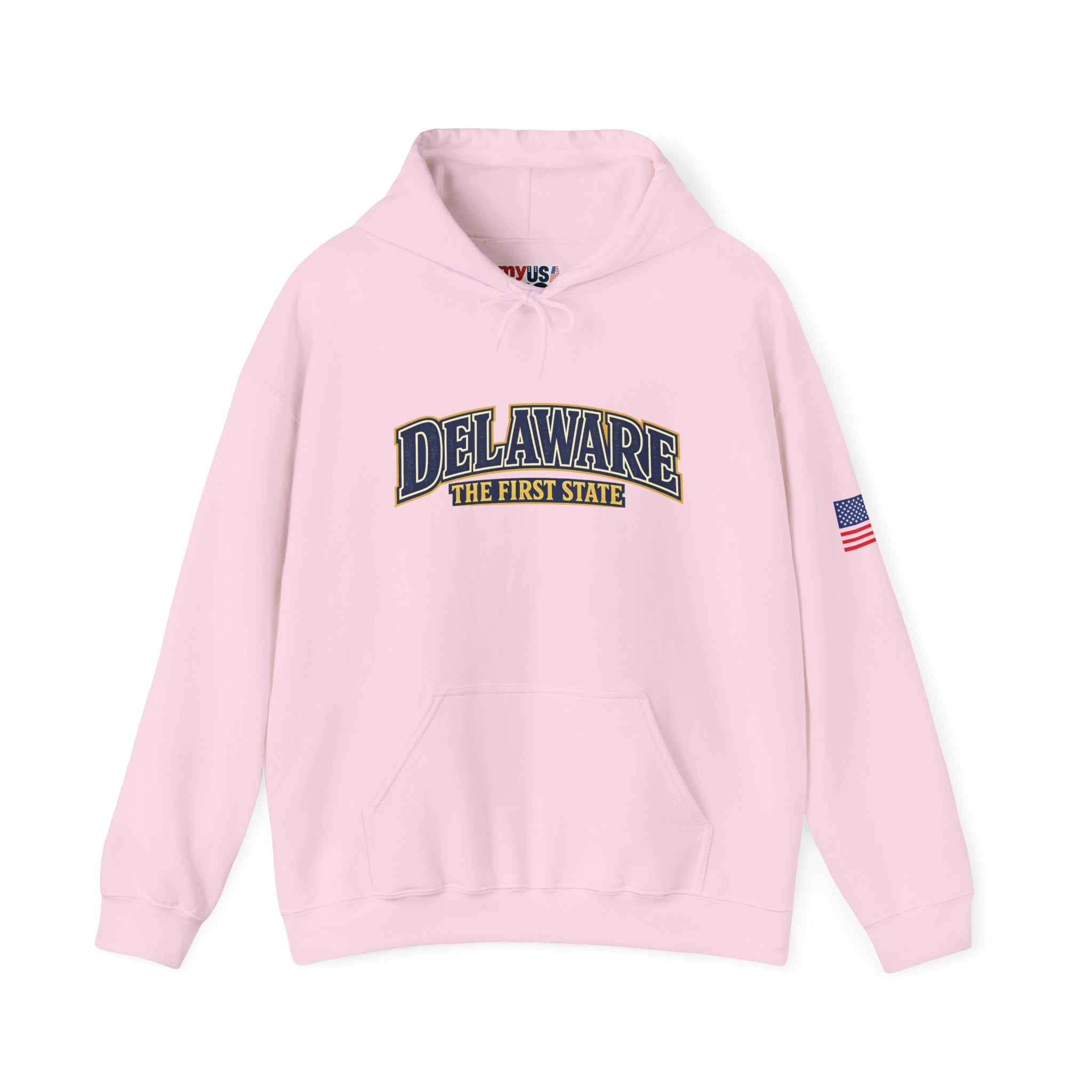 Delaware The First State Heavy Blend Hooded Sweatshirt