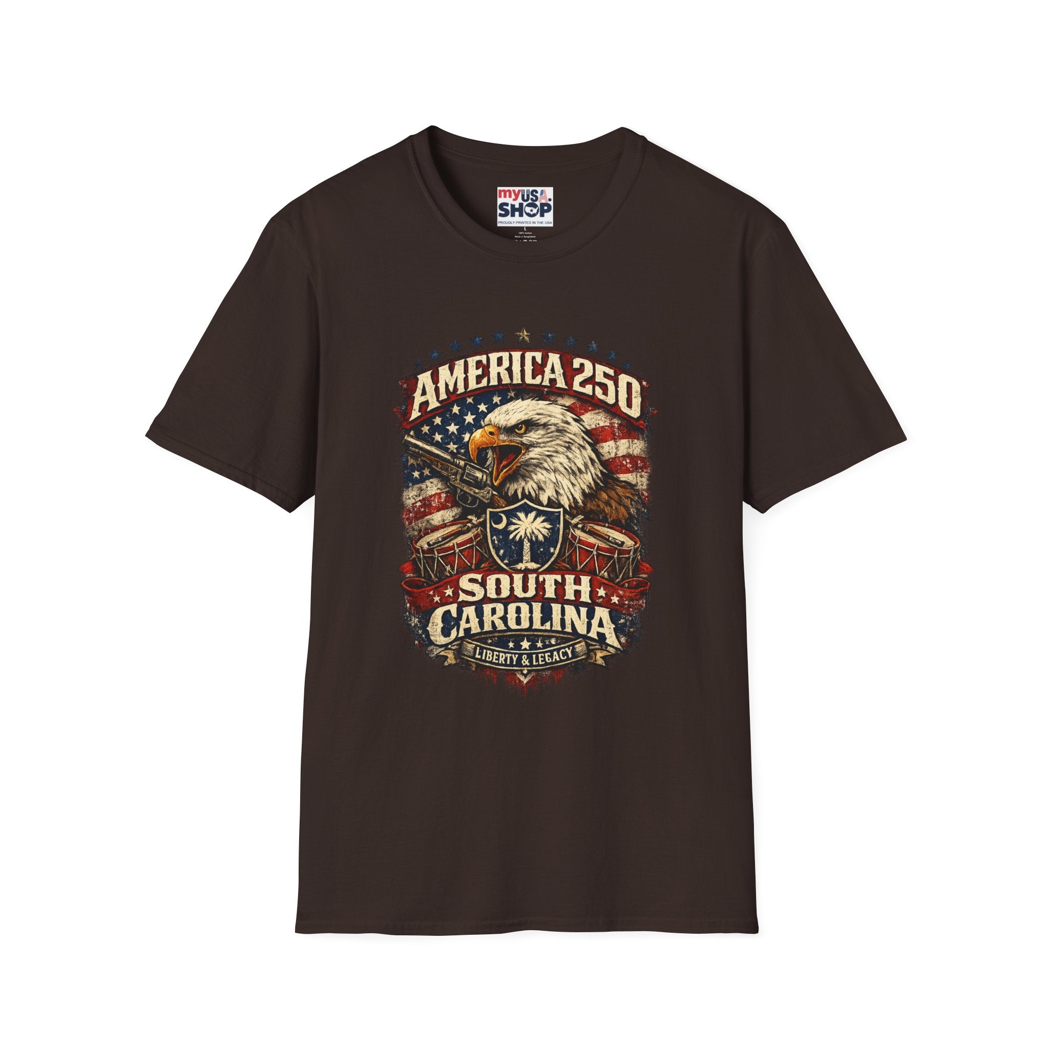 America 250 South Carolina T-Shirt Liberty and Legacy Celebration Tee