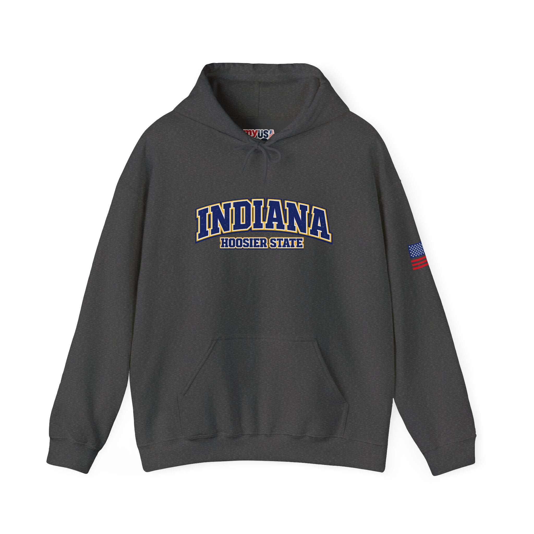 Indiana Hoosier State Heavy Blend Hooded Sweatshirt