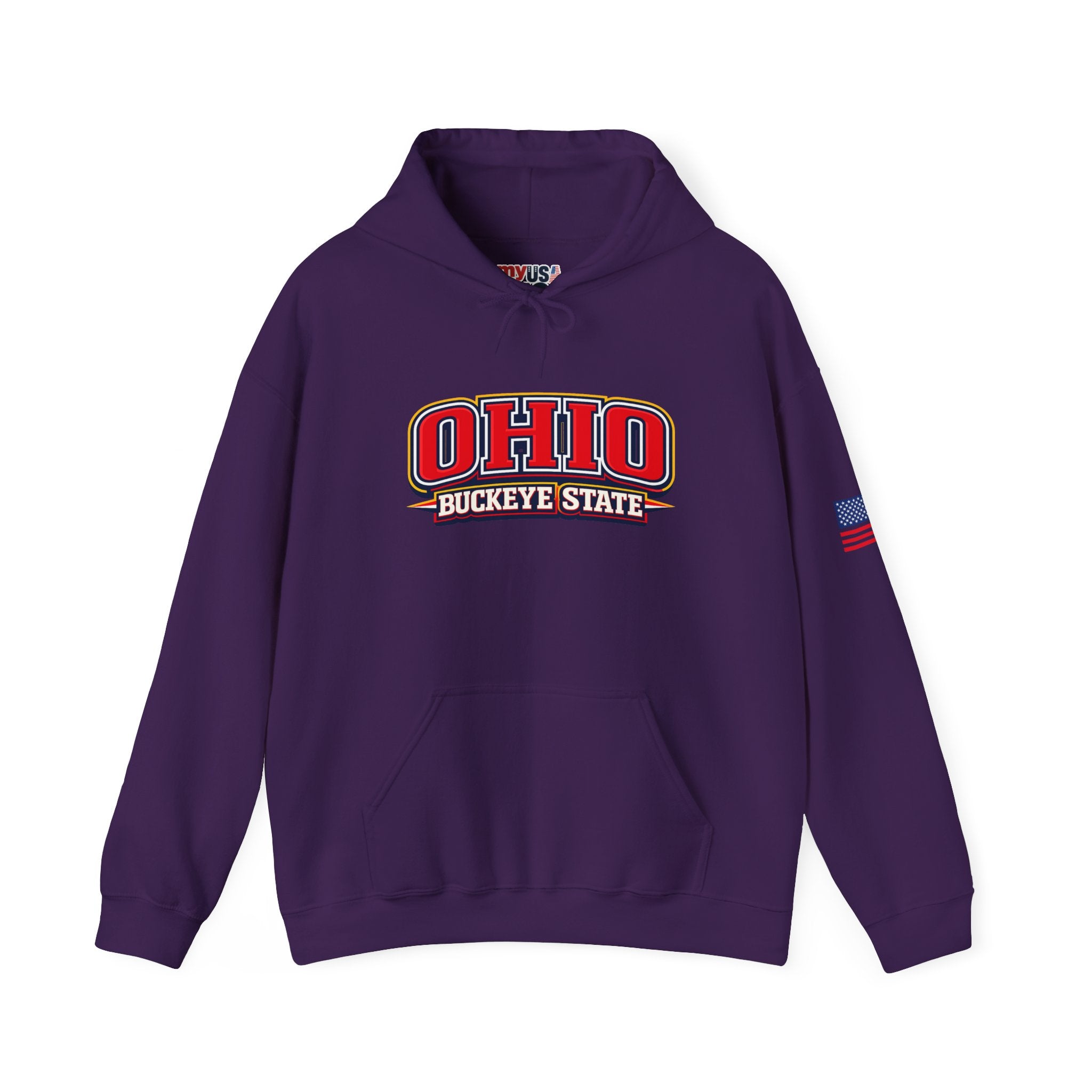 Ohio Buckeye State Heavy Blend Hooded Sweatshirt