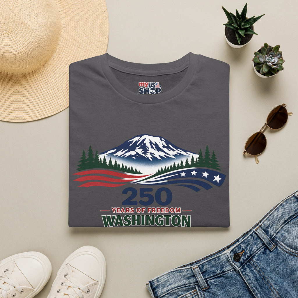 America 250 Washington T-Shirt - Unisex Softstyle T-Shirt