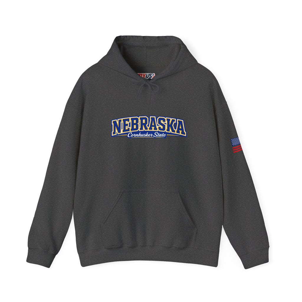 Nebraska Cornhusker State Heavy Blend Hooded Sweatshirt