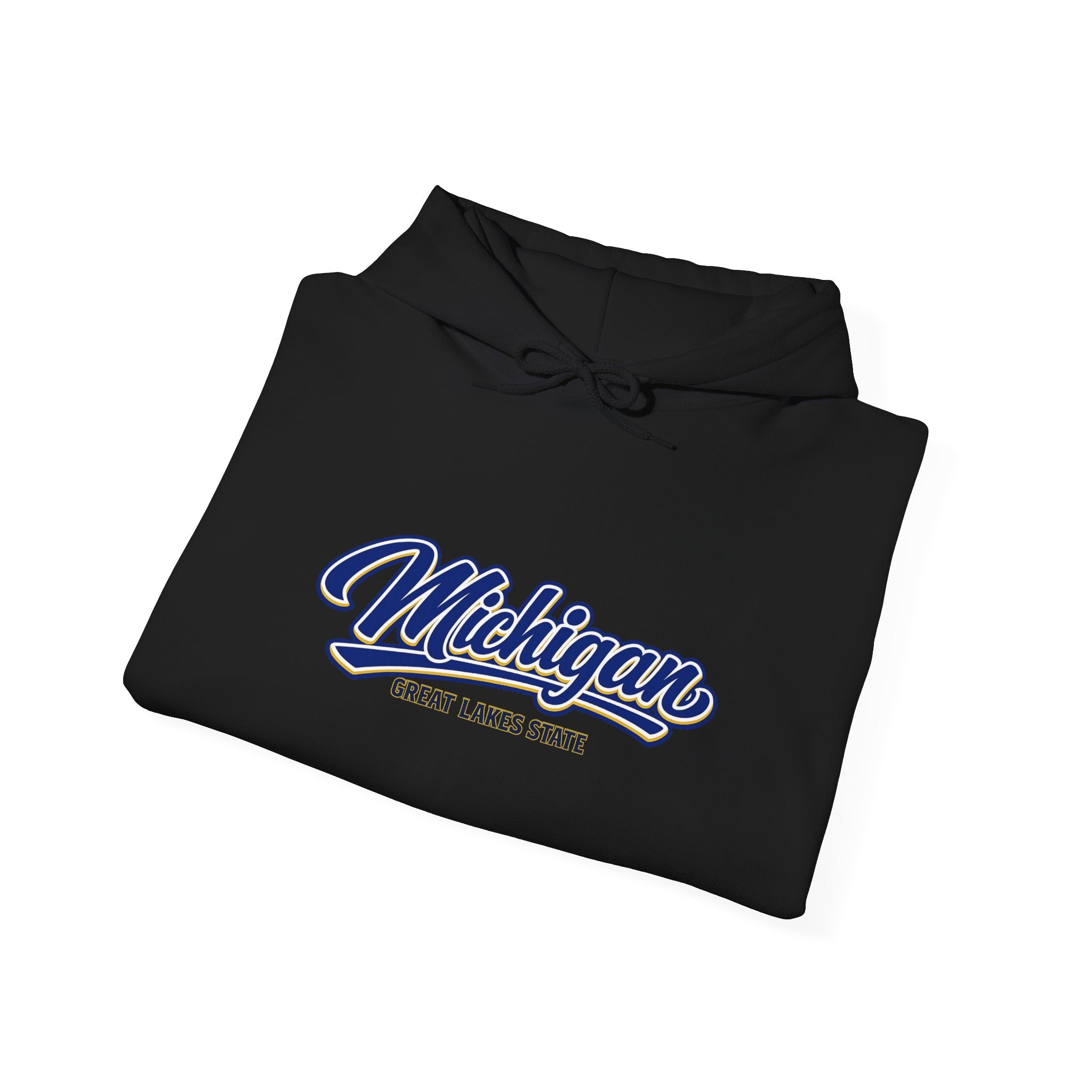 Michigan Great Lakes State Heavy Blend Hooded Sweatshirt