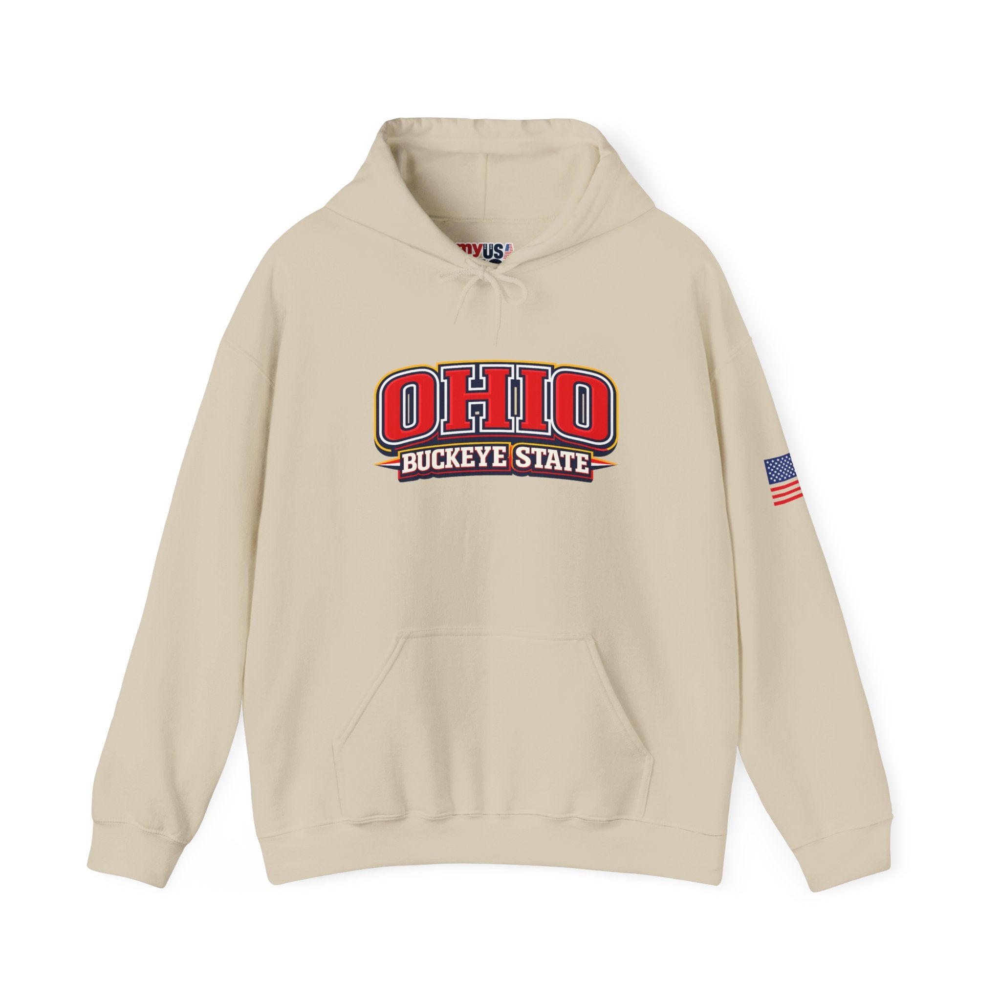 Ohio Buckeye State Heavy Blend Hooded Sweatshirt