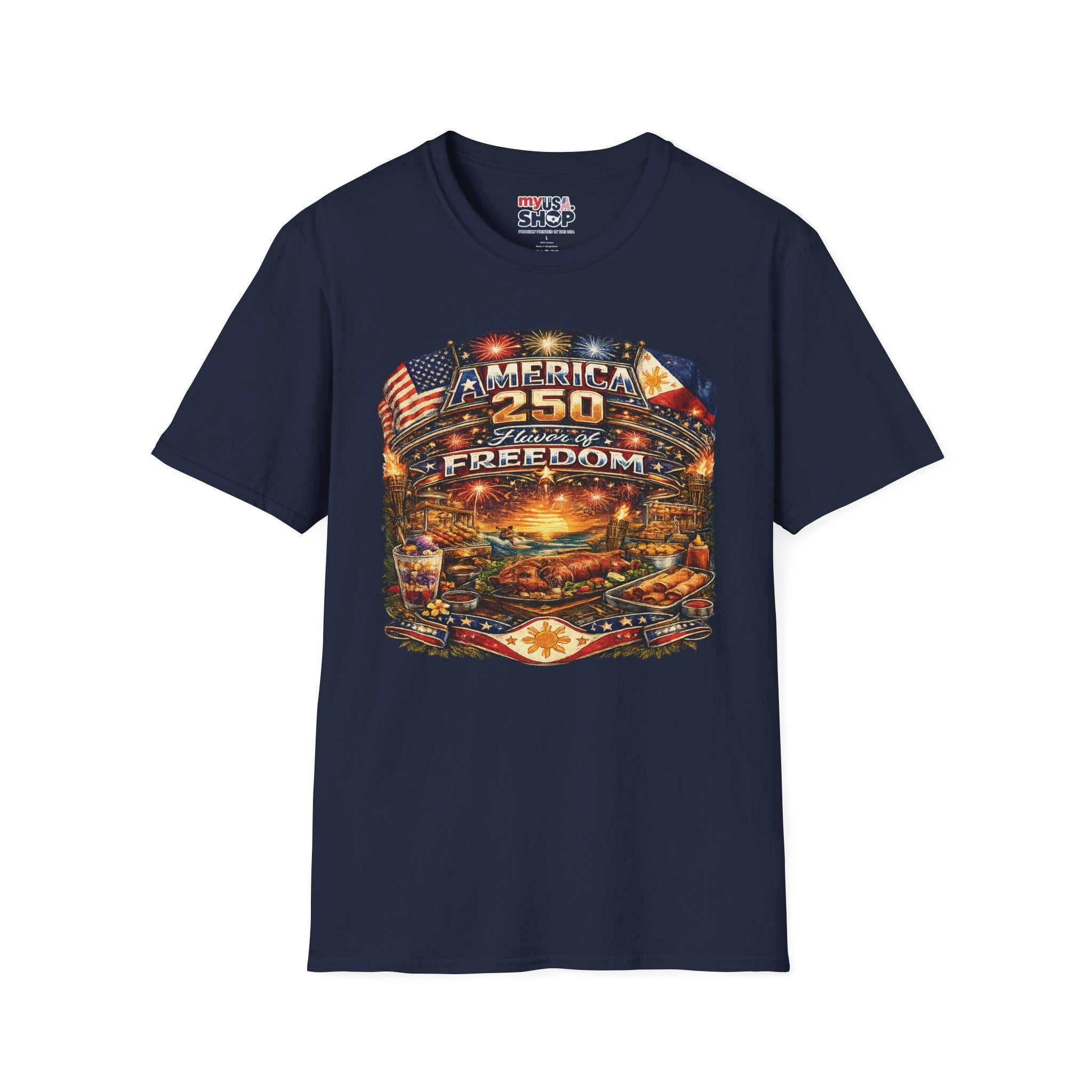 America 250  Filipino American Flavor of Freedom' — Patriotic 250th Anniversary