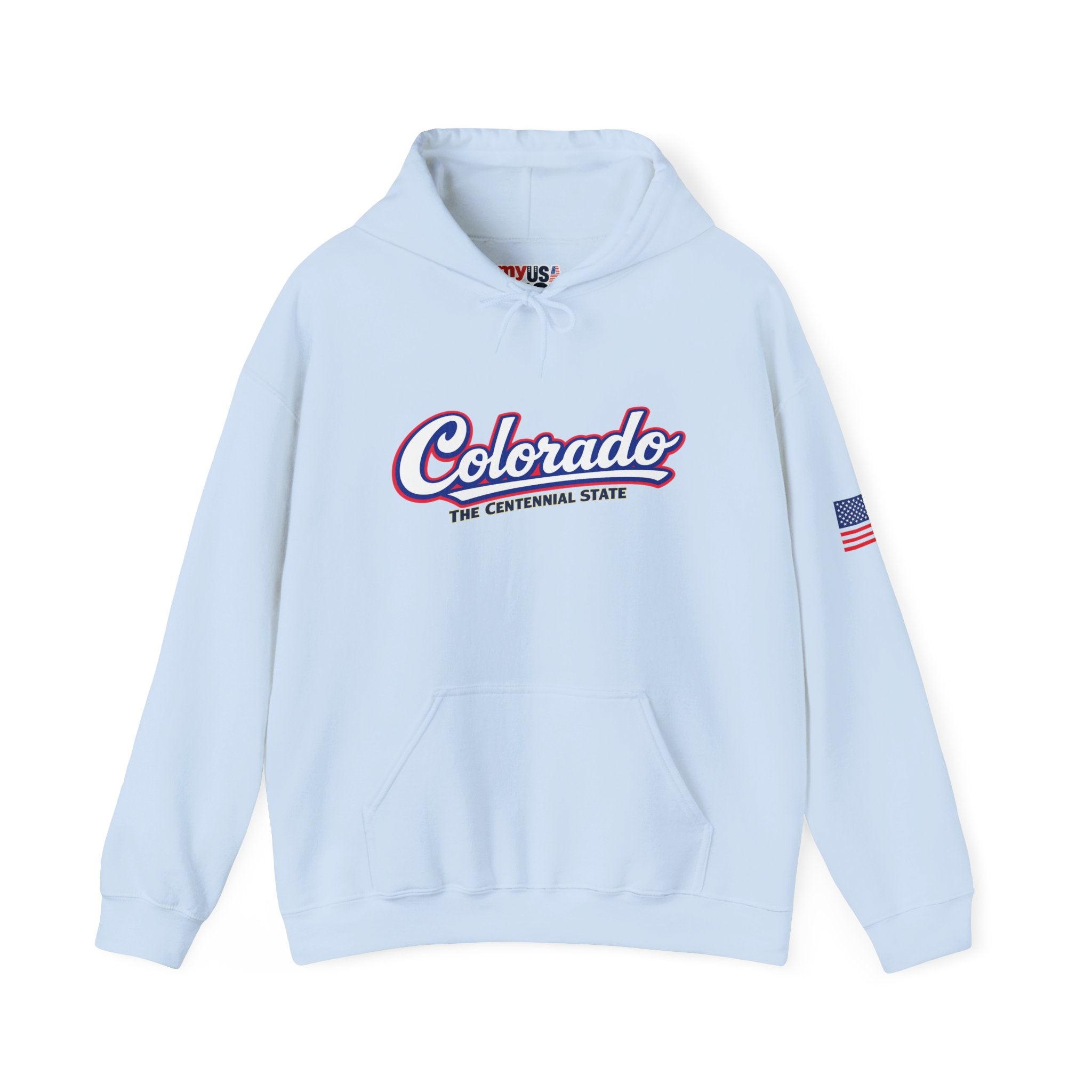 Colorado The Centennial State Heavy Blend Hooded Sweatshirt