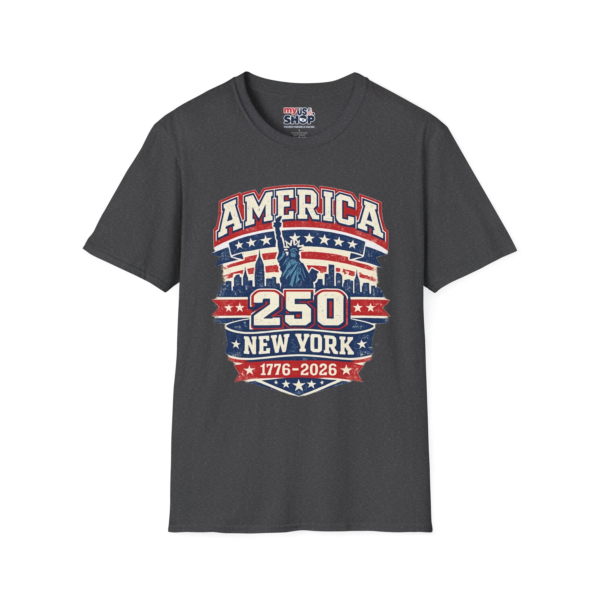 America 250 New York — 1776-2026 Patriotic Tee