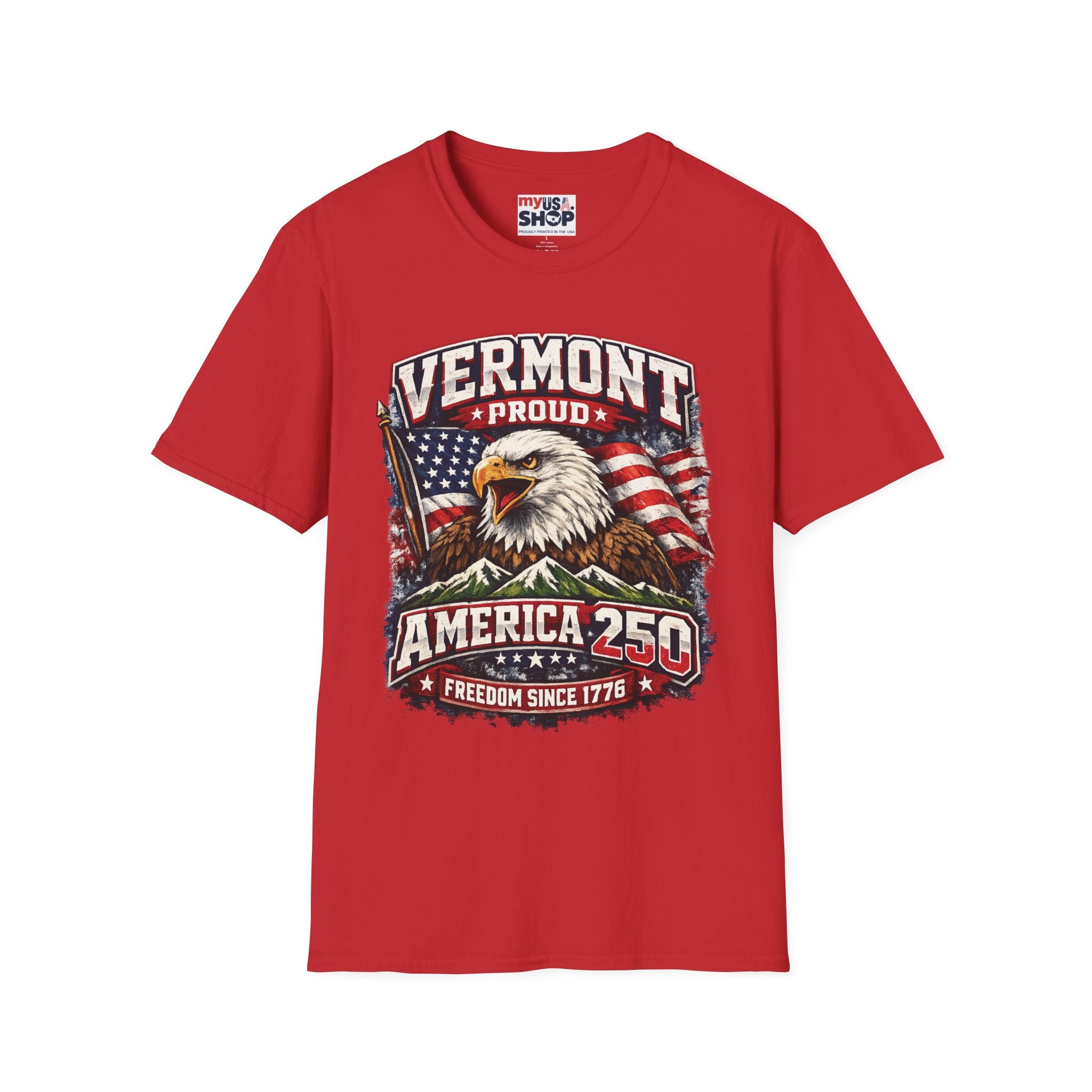 America 250 – Vermont Proud Freedom Since 1776 Vintage Tee Design
