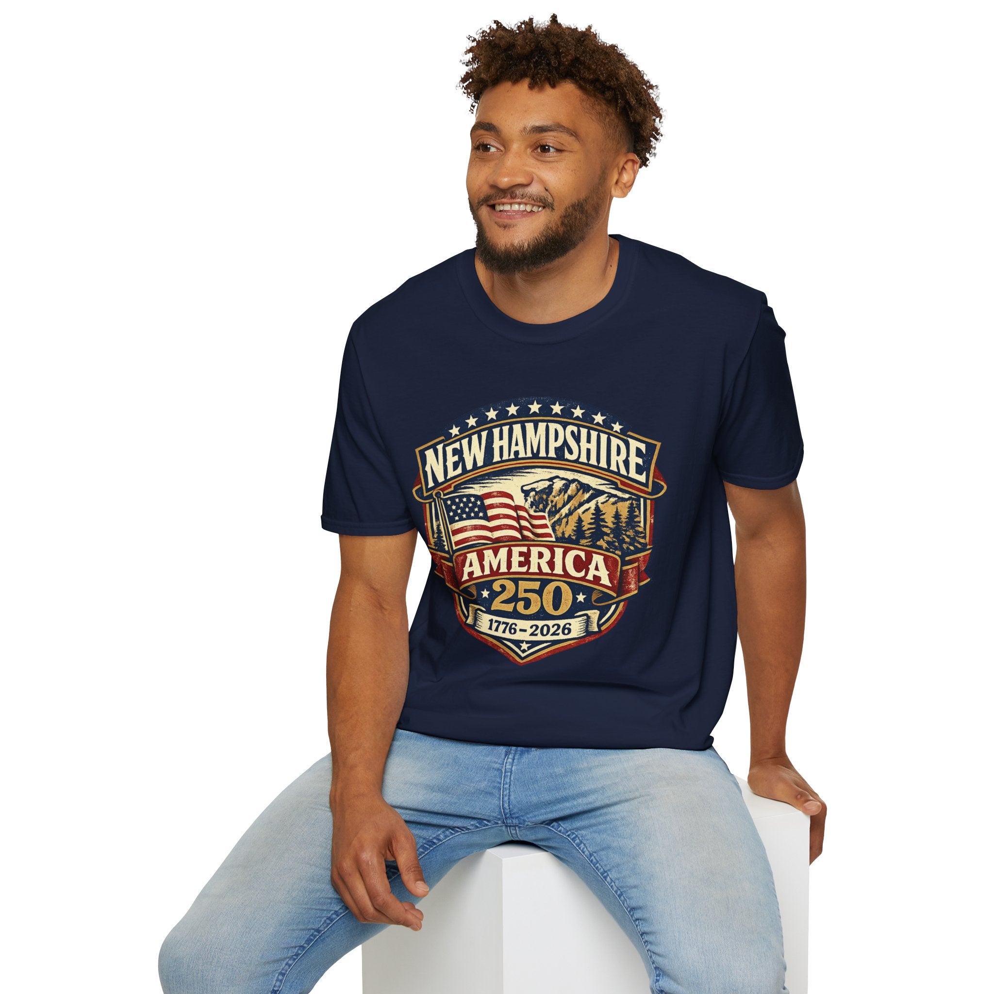 New Hampshire America 250 T-Shirt — 1776–2026 Anniversary State Pride