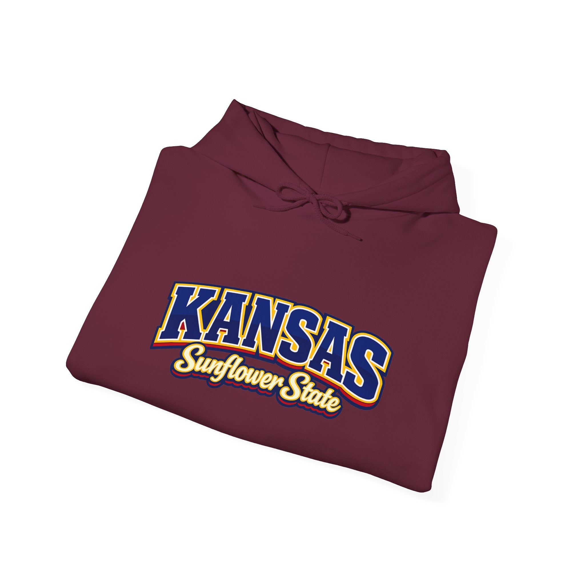 Kansas Sunflower State Heavy Blend Hooded Sweatshirt