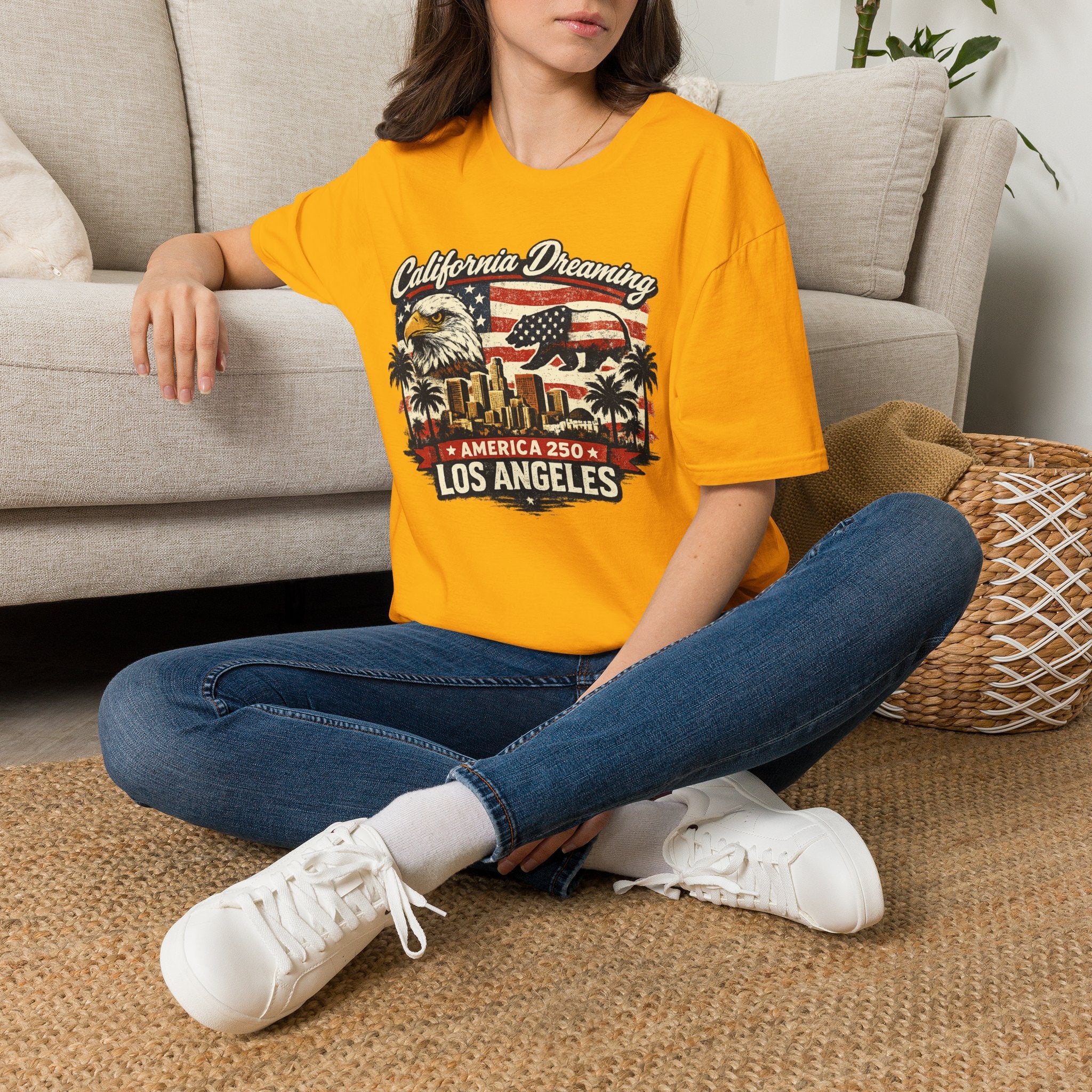 Los Angeles California Dreaming America 250 Tee