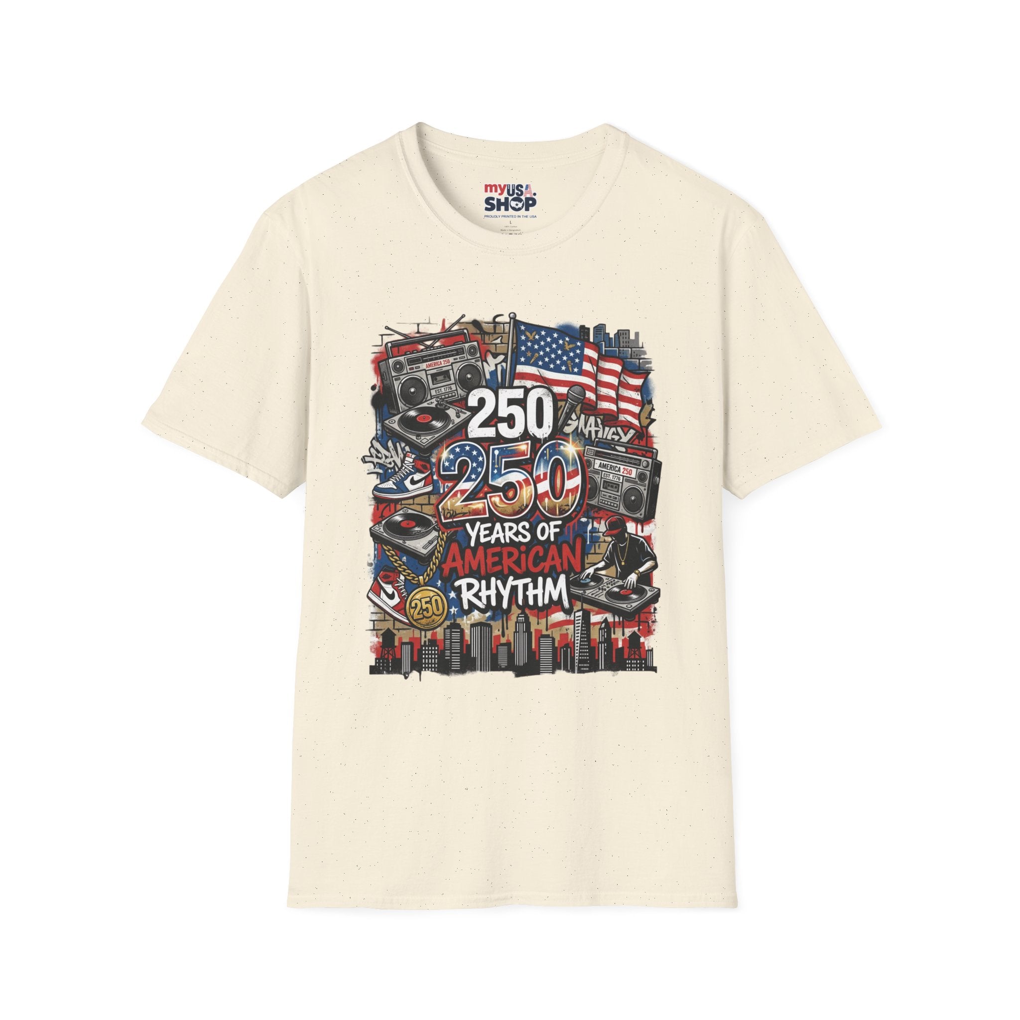 250 Years of American Rhythm T-Shirt America 250 Pop Culture