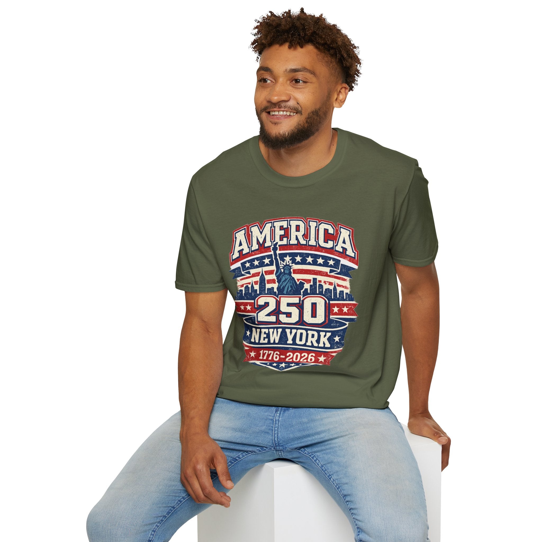 America 250 New York — 1776-2026 Patriotic Tee