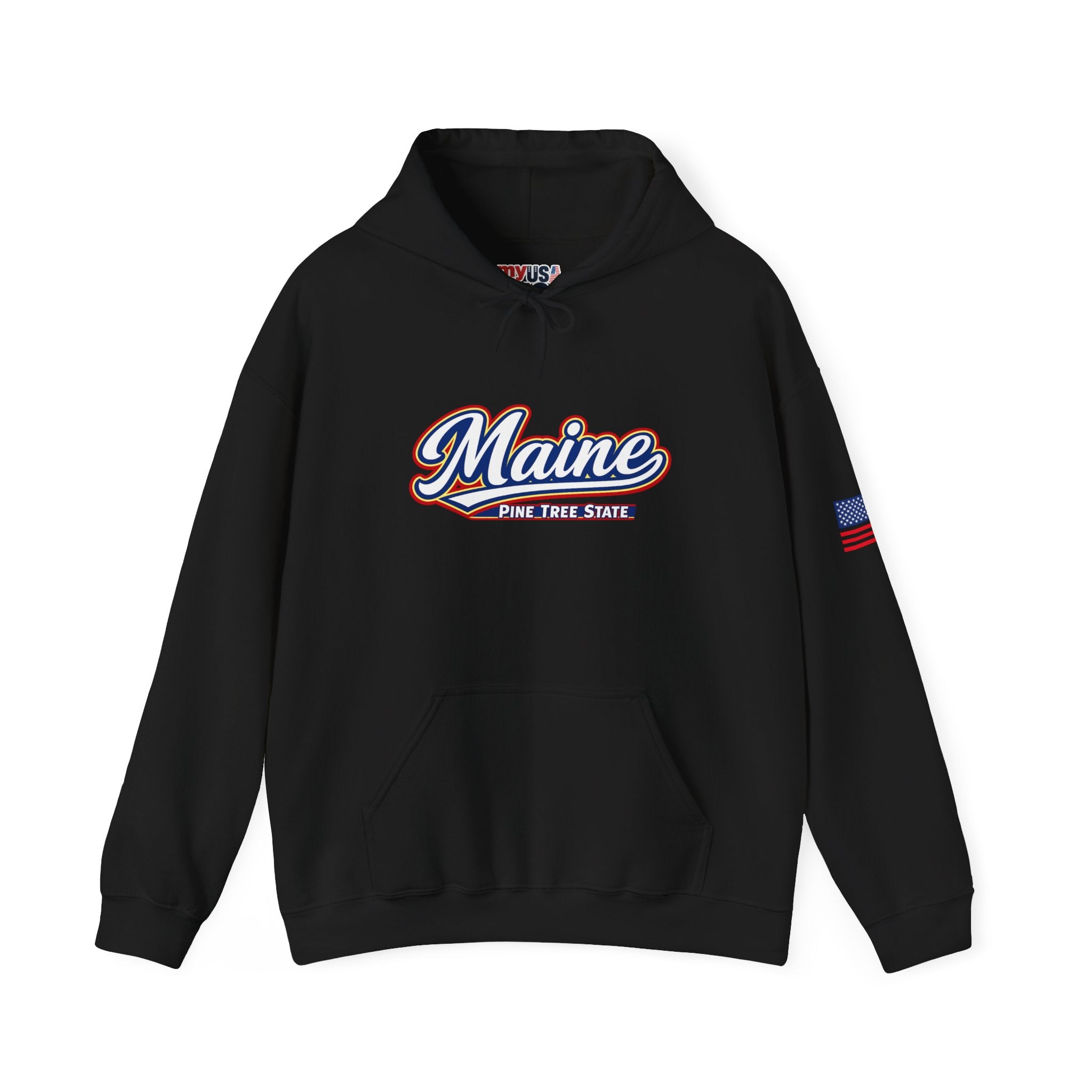 Maine Pine Tree State Heavy Blend Hooded Sweatshirt
