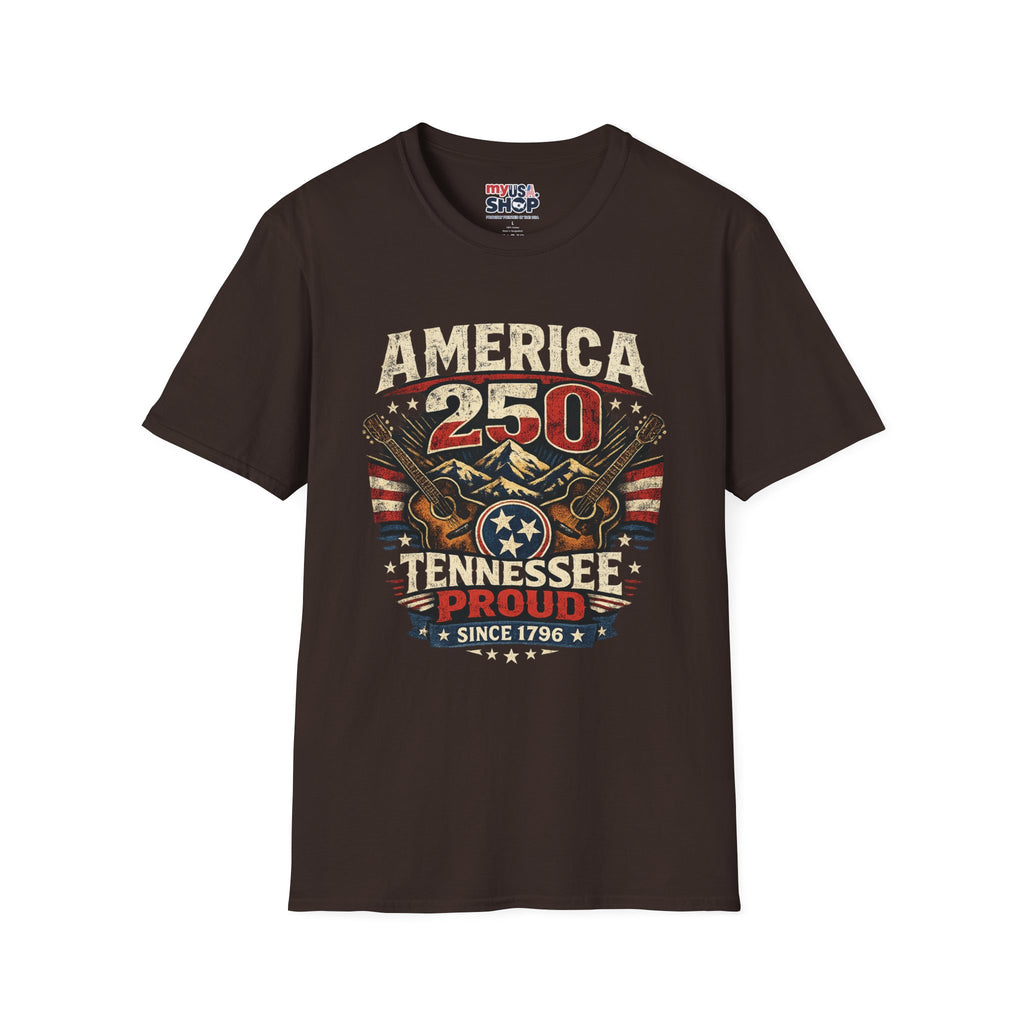 America 250 Tennessee T-Shirt — Tennessee Proud Since 1796 Graphic Tee